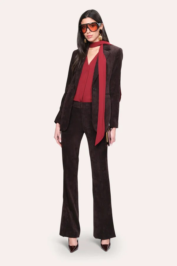 model in a a fall look from Elie Tahari