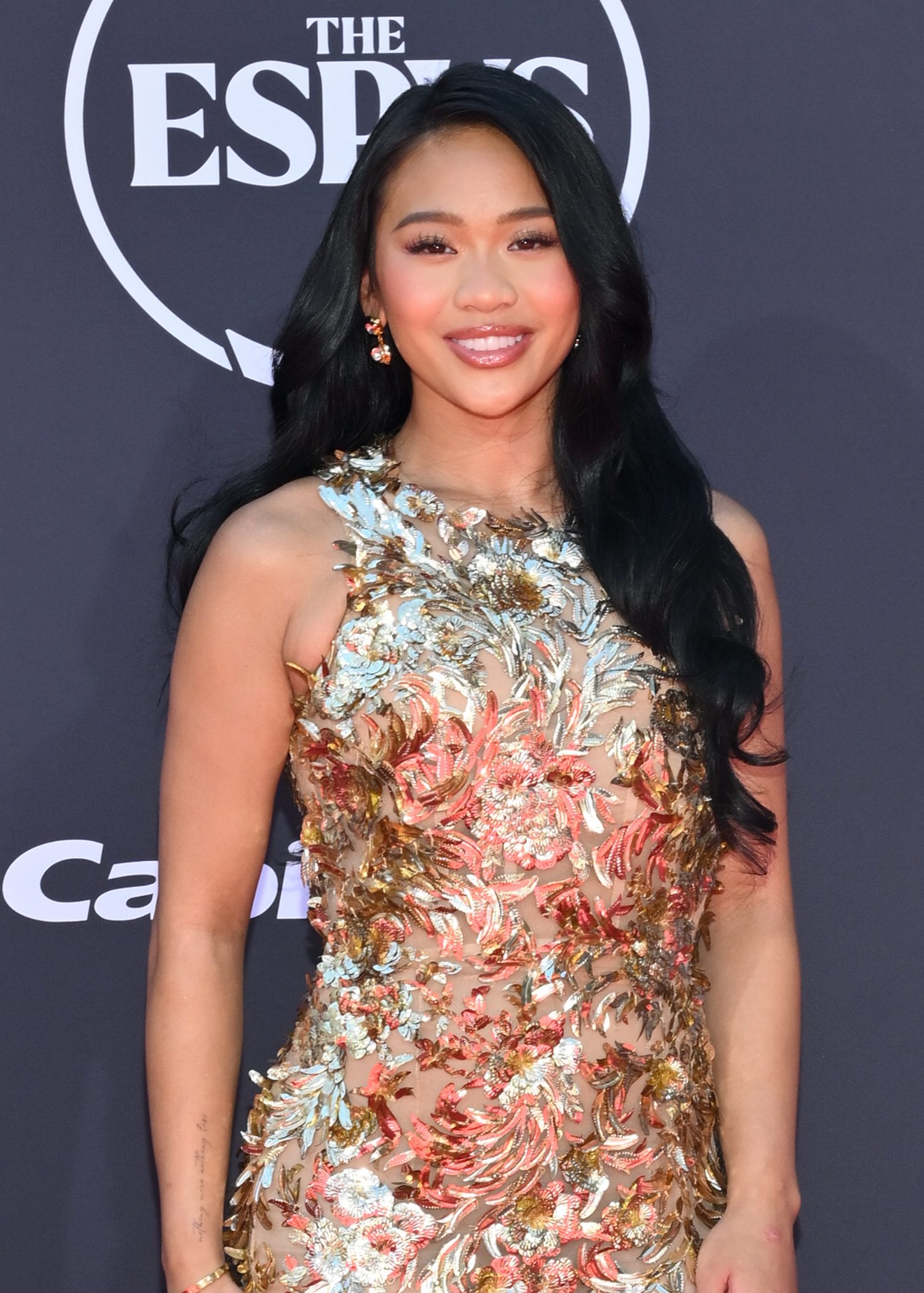 Sunisa Lee at the 2025 ESPY Awards held at the Dolby Theatre on July 16, 2025 in Los Angeles, California. (Photo by Michael Buckner/Variety via Getty Images)
