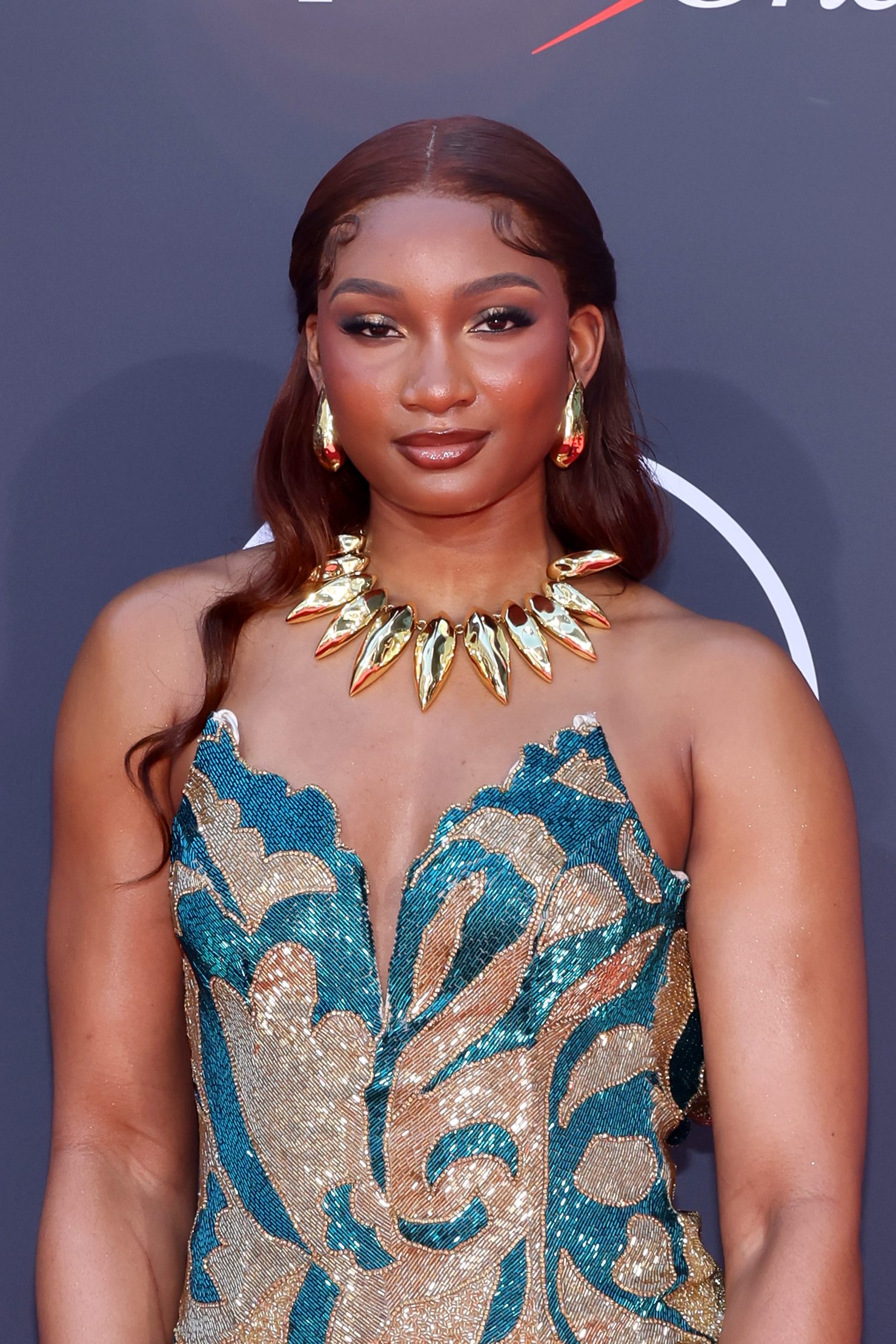 HOLLYWOOD, CALIFORNIA - JULY 16: Kiki Iriafen attends the 2025 ESPY Awards at Dolby Theatre on July 16, 2025 in Hollywood, California.  (Photo by Amy Sussman/Getty Images)