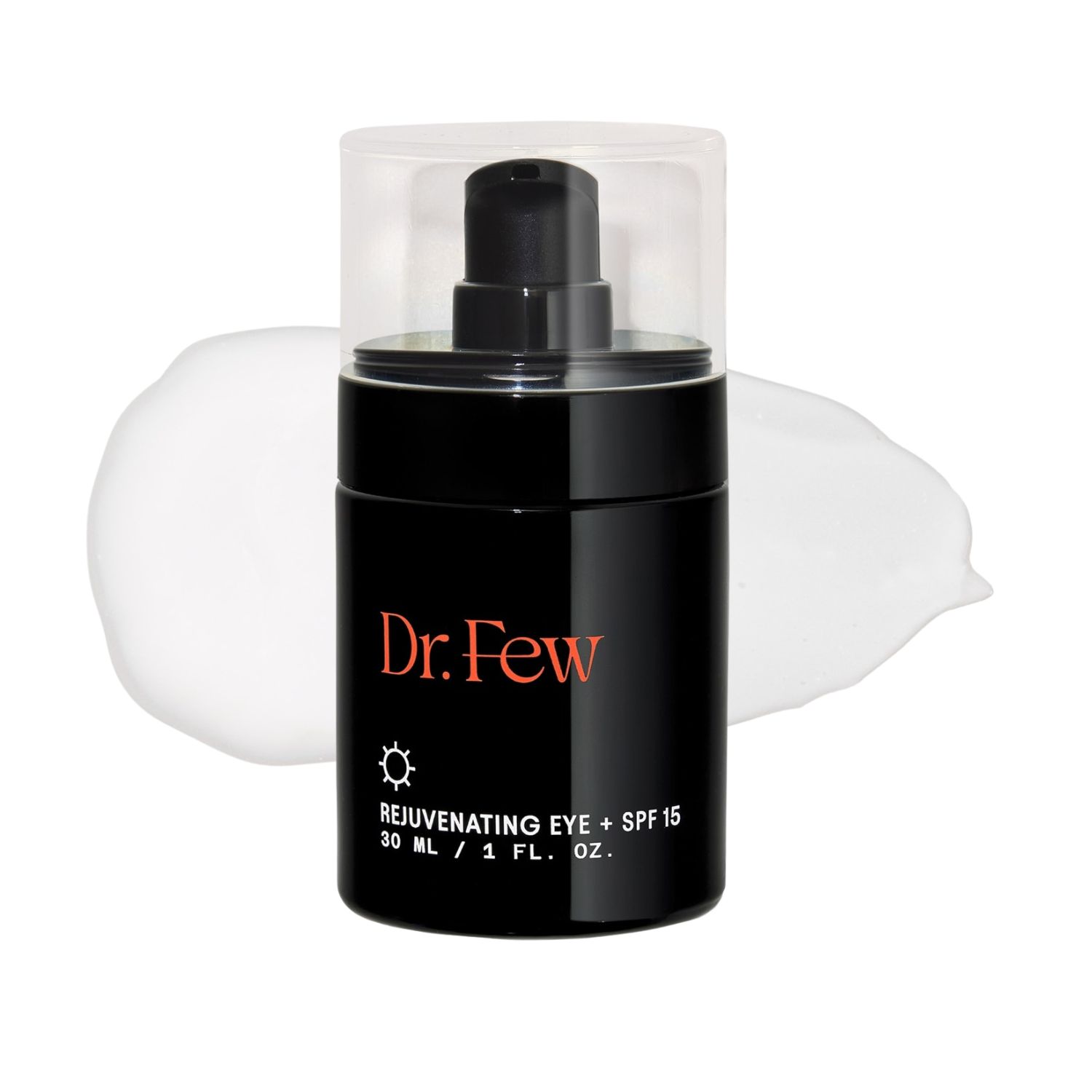 Dr. Few SPF eye cream with swatch
