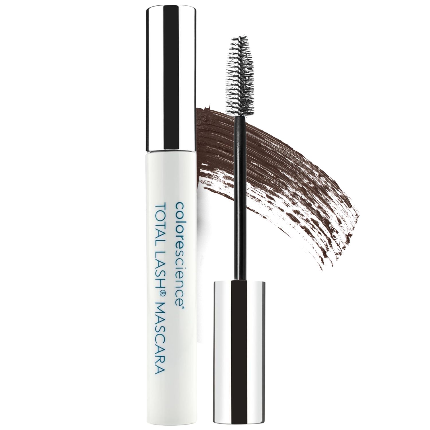 Colorescience brown mascara with swatch