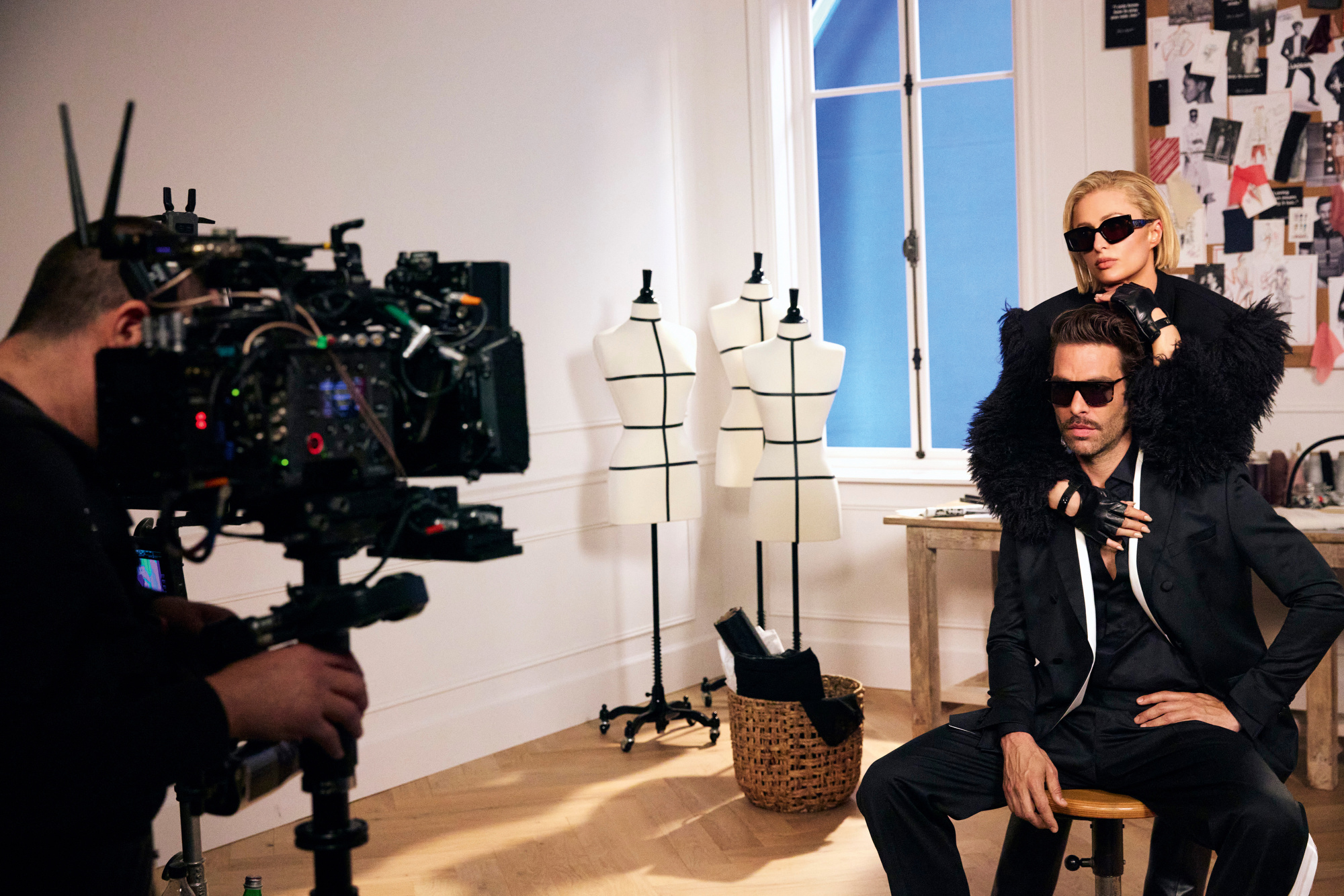 Paris Hilton for Karl Lagerfeld.