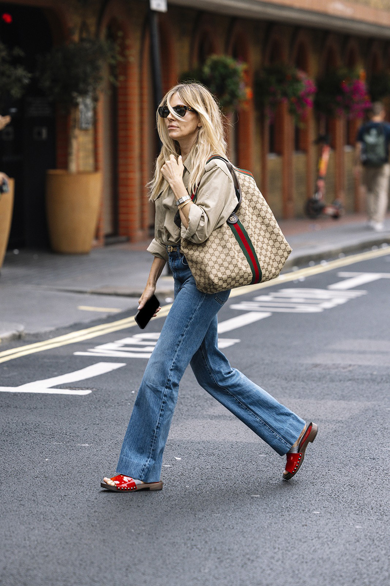 Sienna Miller in London.