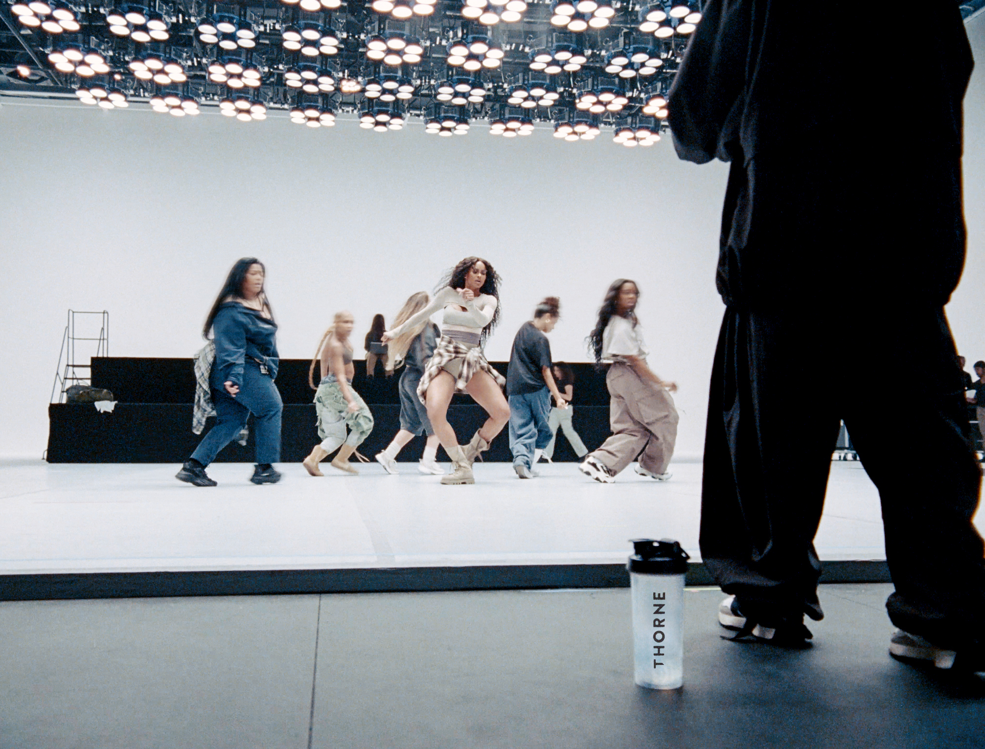 Ciara dancing on set for Thorne's latest campaign highlighting creatine.
