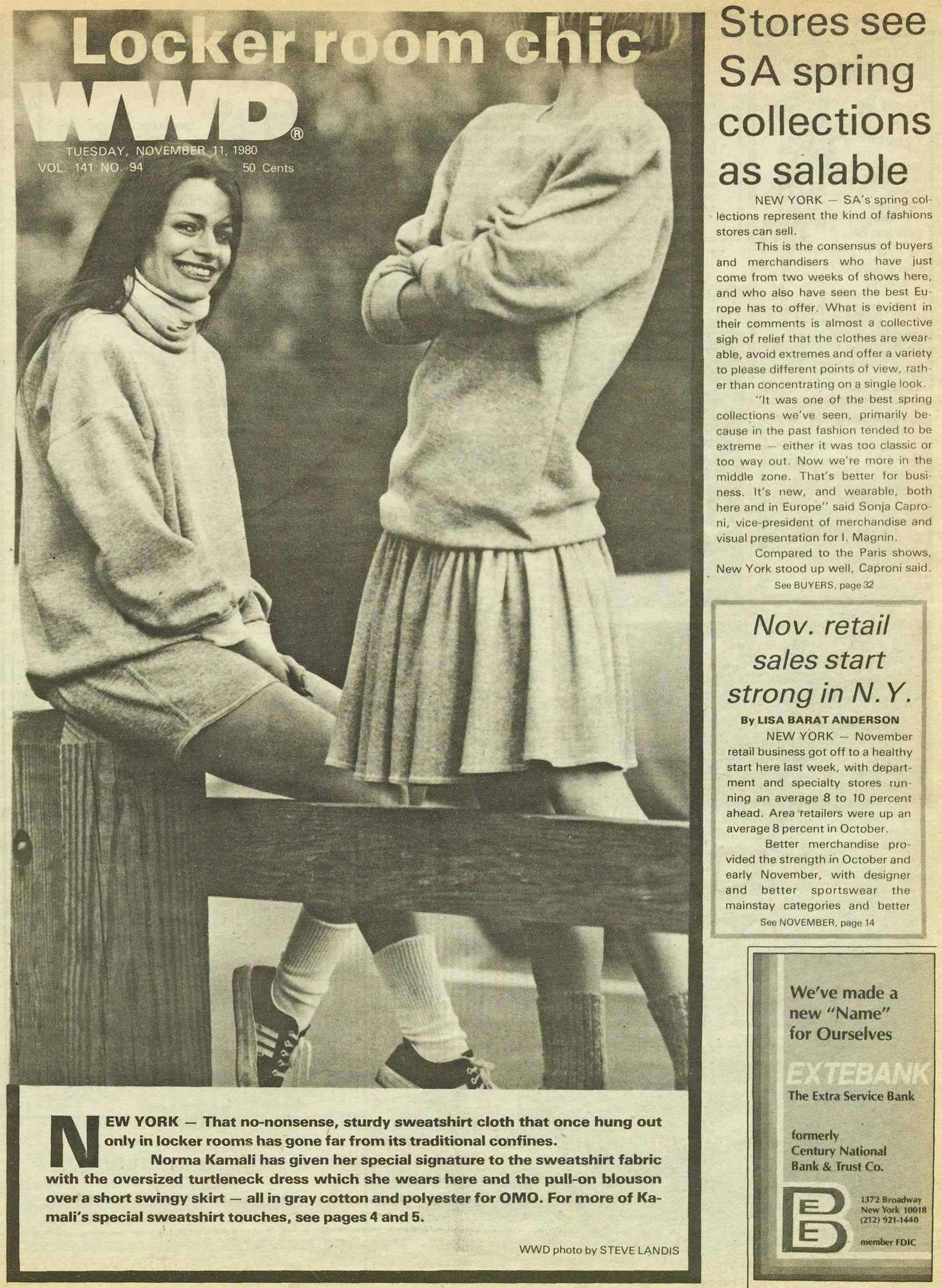 WWD Cover, November 1980