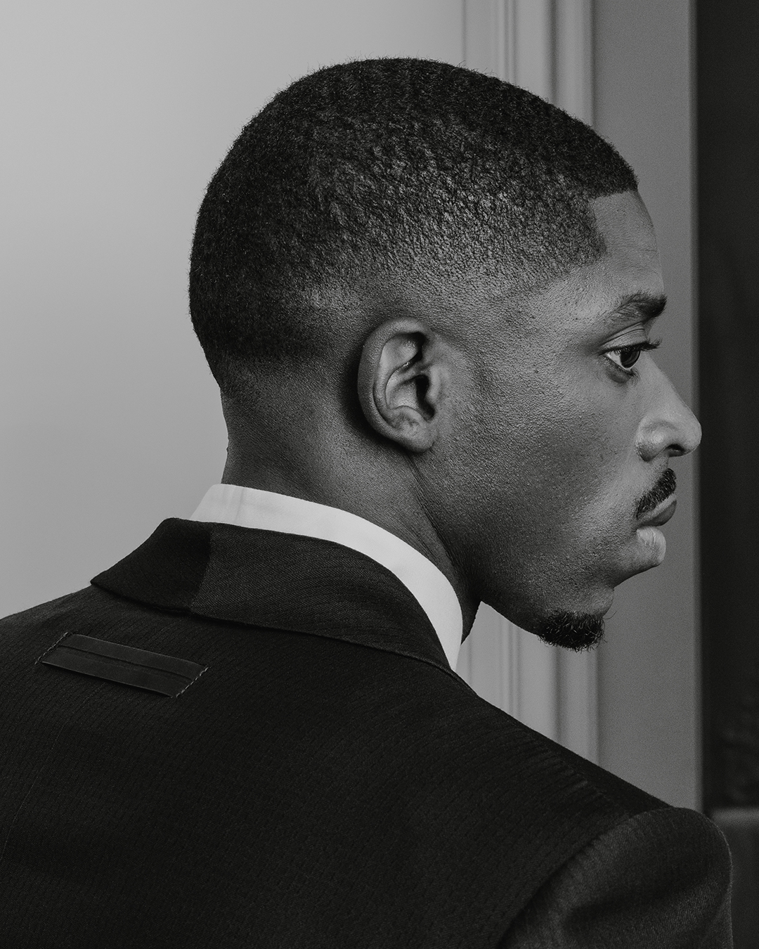 Ousmane Dembélé wearing Zegna for  the 69th Ballon d'Or ceremony.