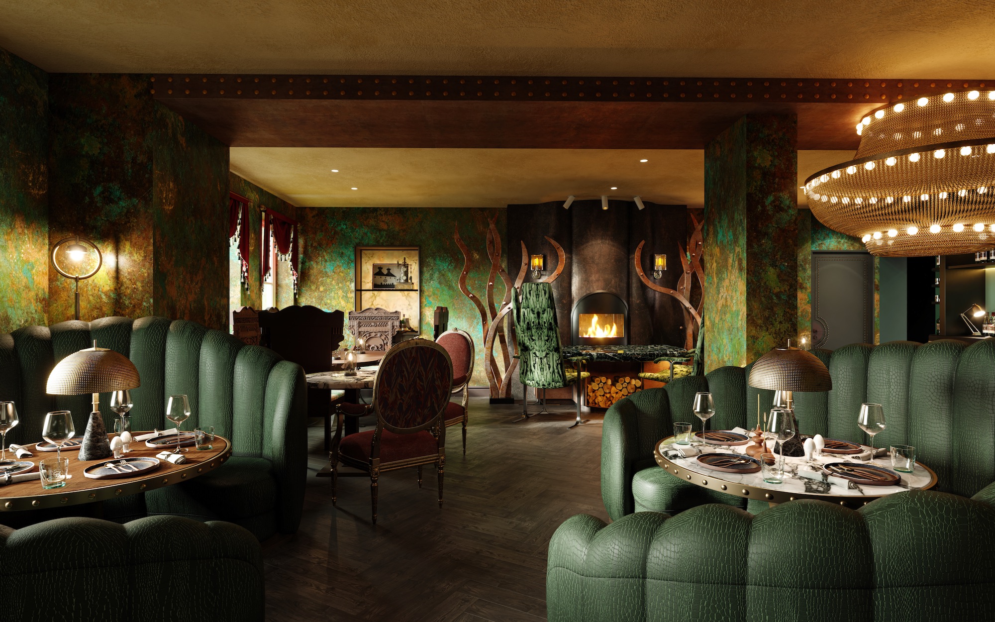 The signature restaurant at Ardbeg House.