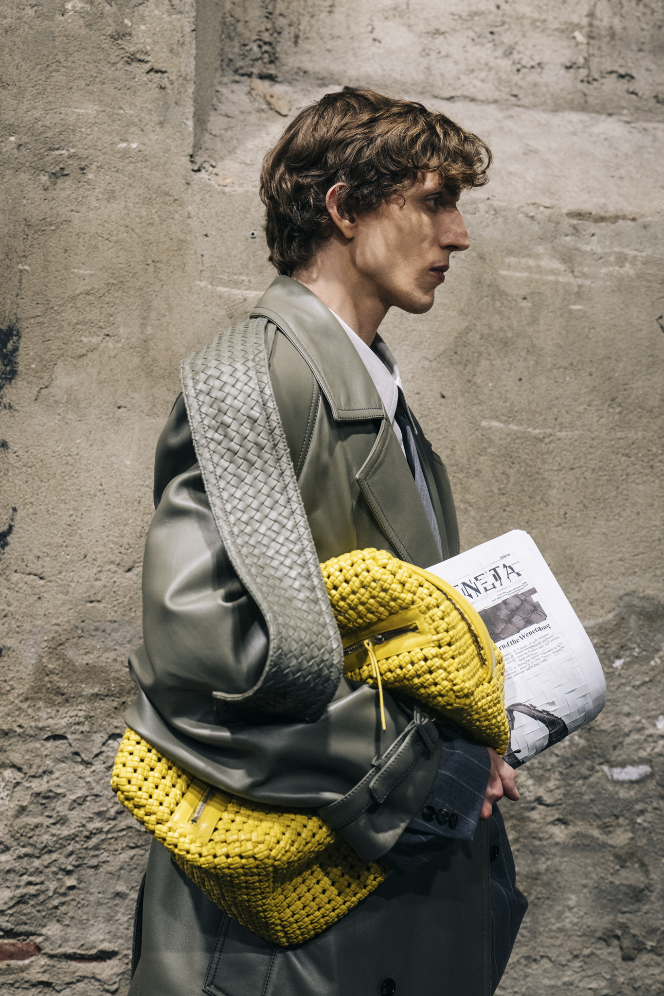 Backstage at Bottega Veneta Spring 2026 Ready-to-Wear Collection at Milan Fashion Week