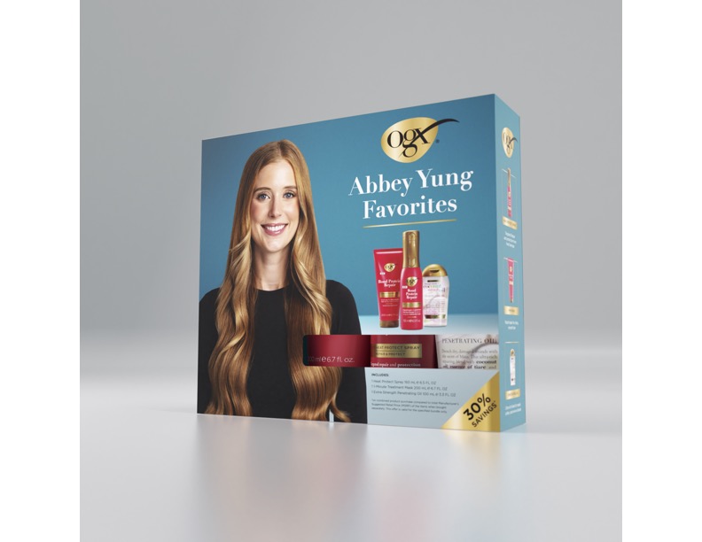 Abbey Yung's new Favorites pack with OGX hair care is inspired by her 11-step method.