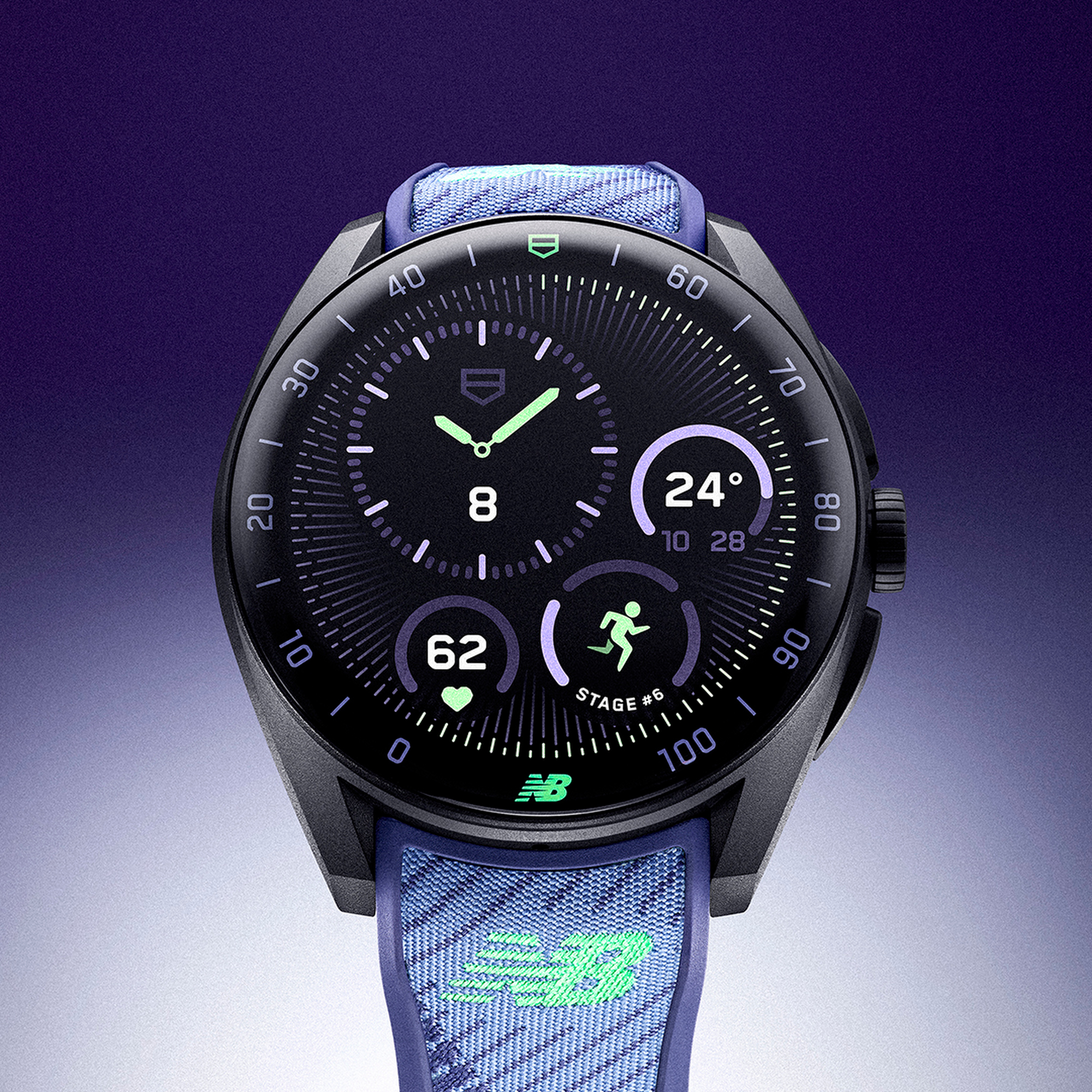TAG Heuer Connected Calibre E5 40MM x New Balance Edition
