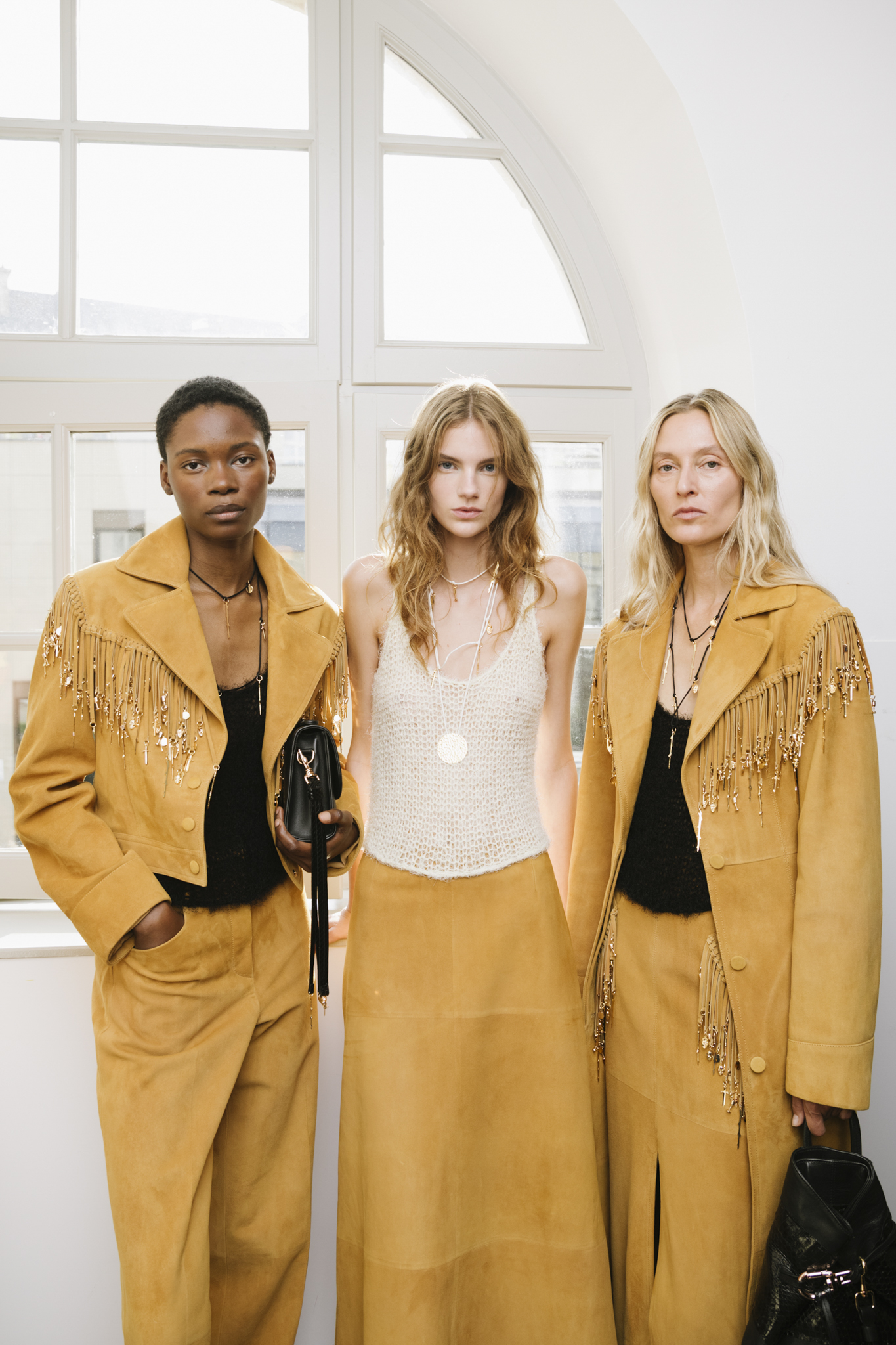 Backstage at Gabriela Hearst Spring 2026 Ready-to-Wear Collection at Paris Fashion Week