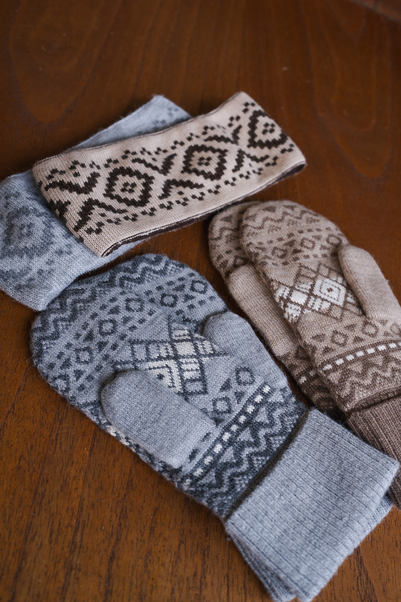 Winter accessories from Paka's Heritage Collection.