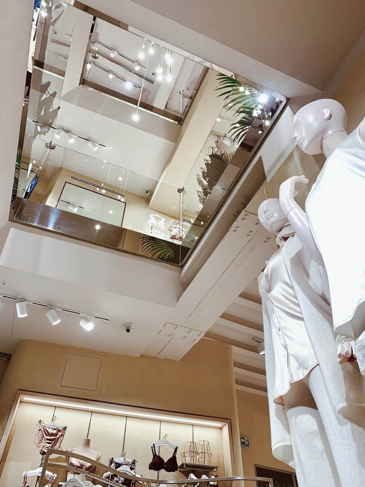 The Intimissimi boutique in Milan's Via Montenapoleone