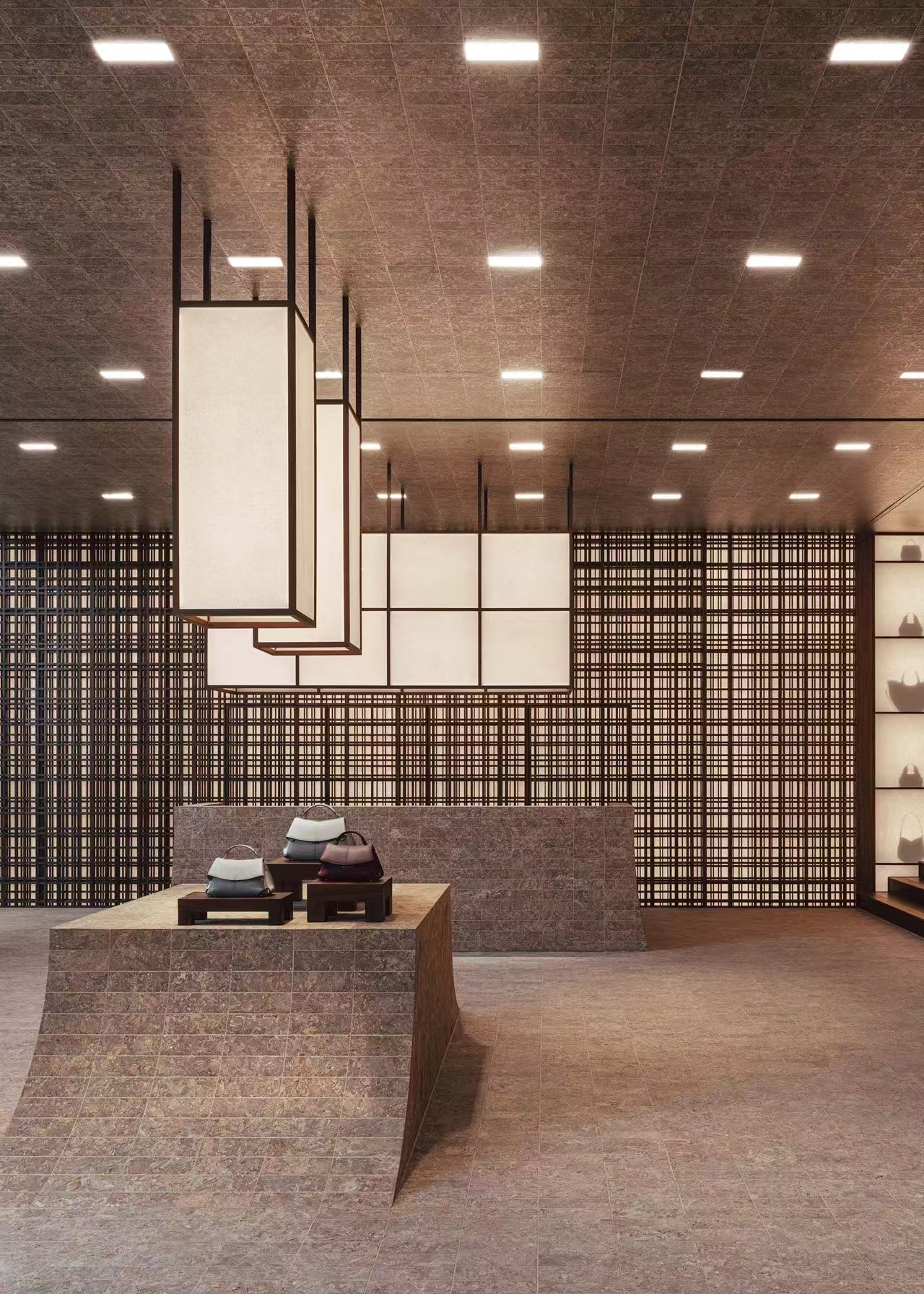 Inside the Polène store at Sanlitun Beijing.