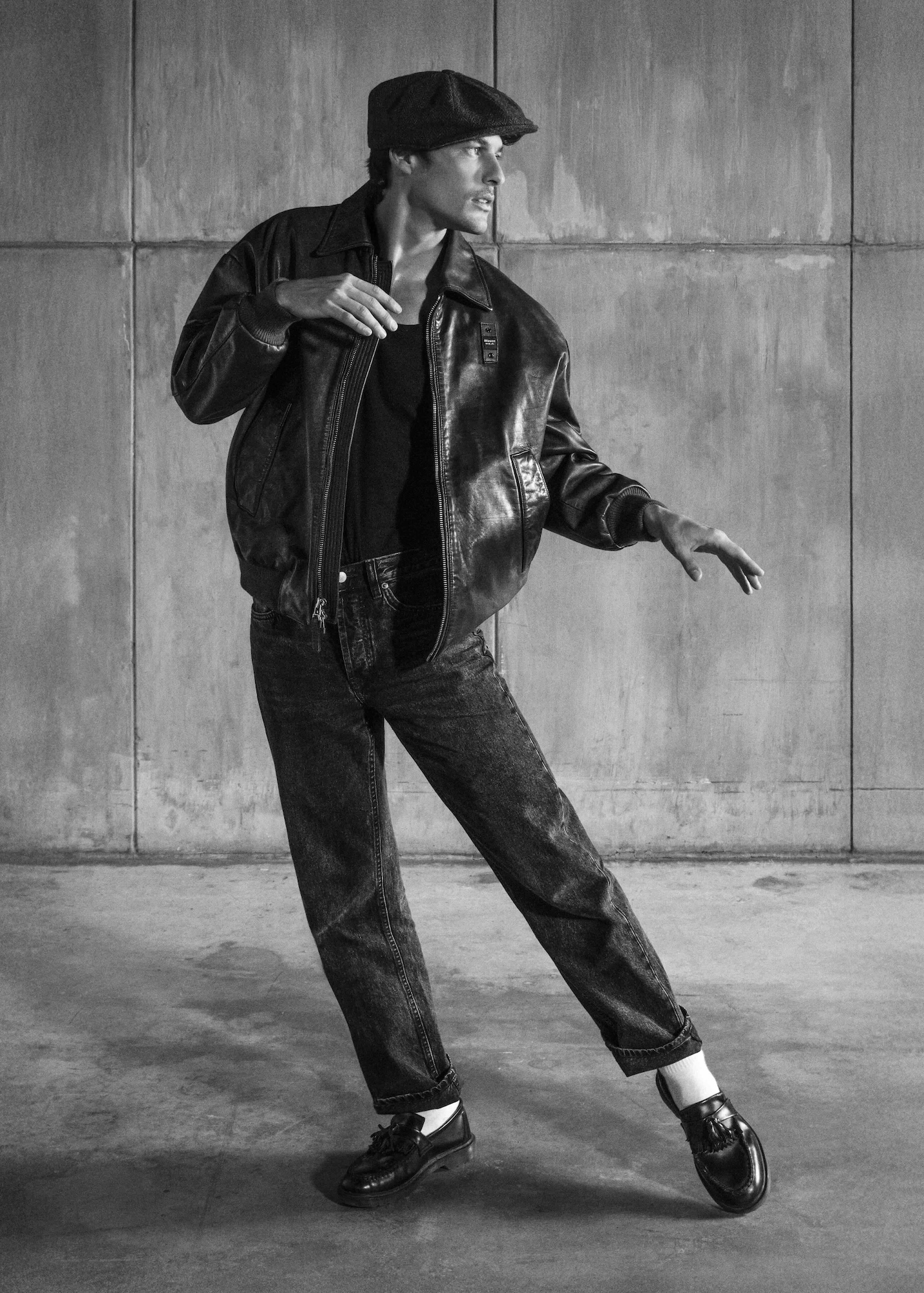 A Blauer ad campaign by Bruce Weber