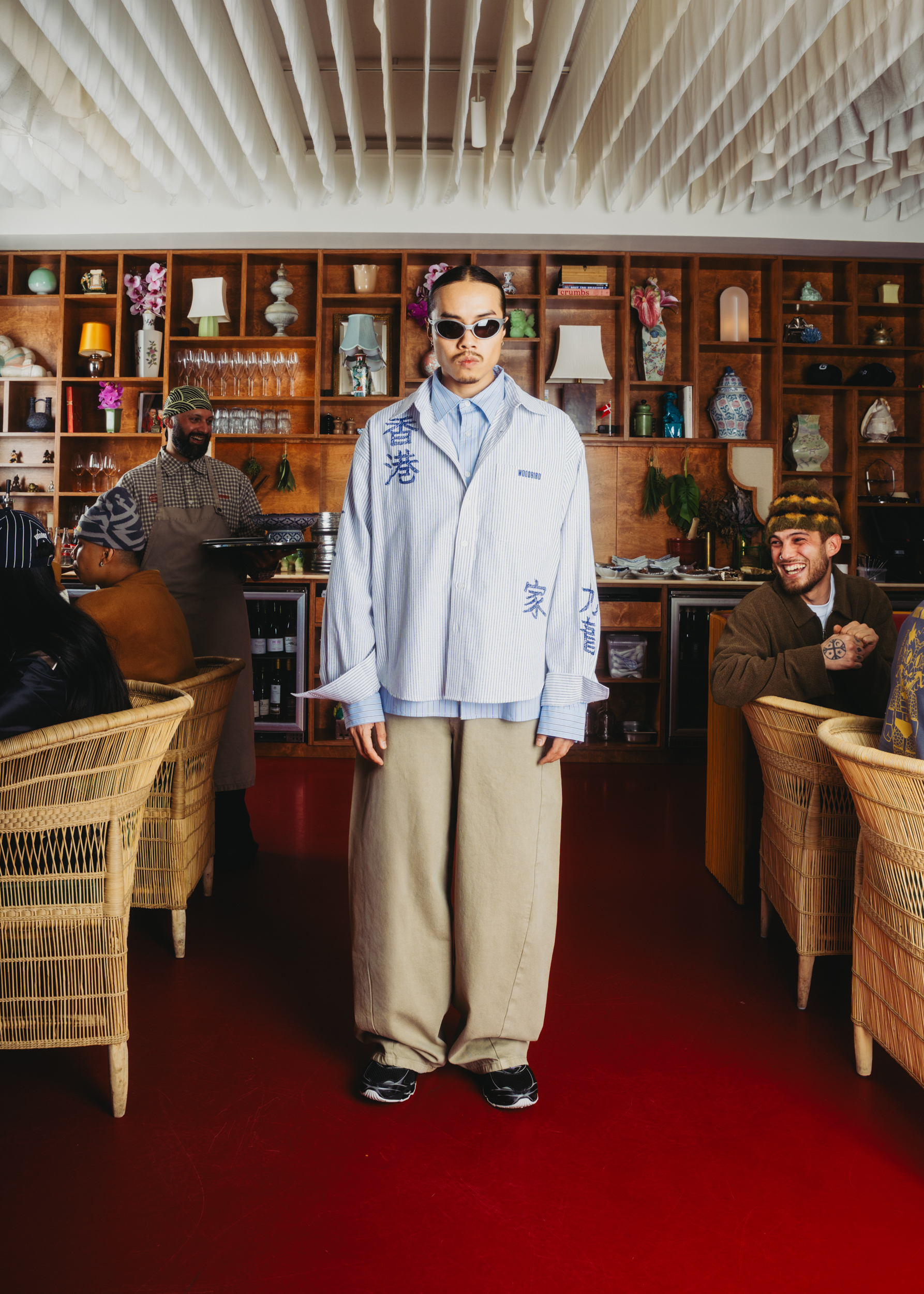 Looks from Woodbird's new collection.