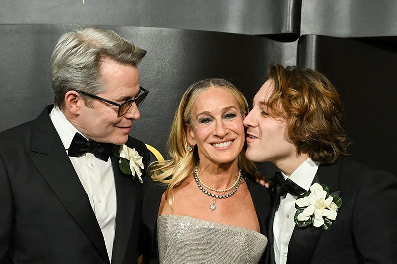 Sarah Jessica Parker wears Paolo Sebastian at the 2026 Golden Eve event.