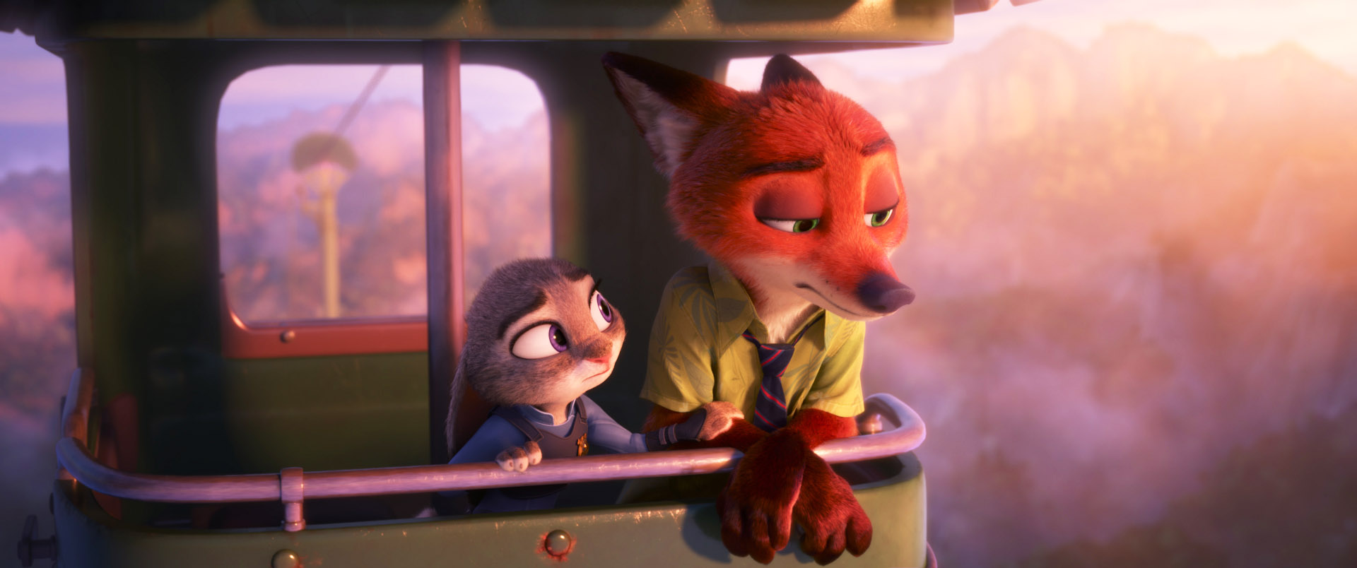 ZOOTOPIA, from left: Judy Hopps (voice: Ginnifer Goodwin), Nick Wilde (voice: Jason Bateman), 2016. © Walt Disney Studios Motion Pictures / courtesy Everett Collection