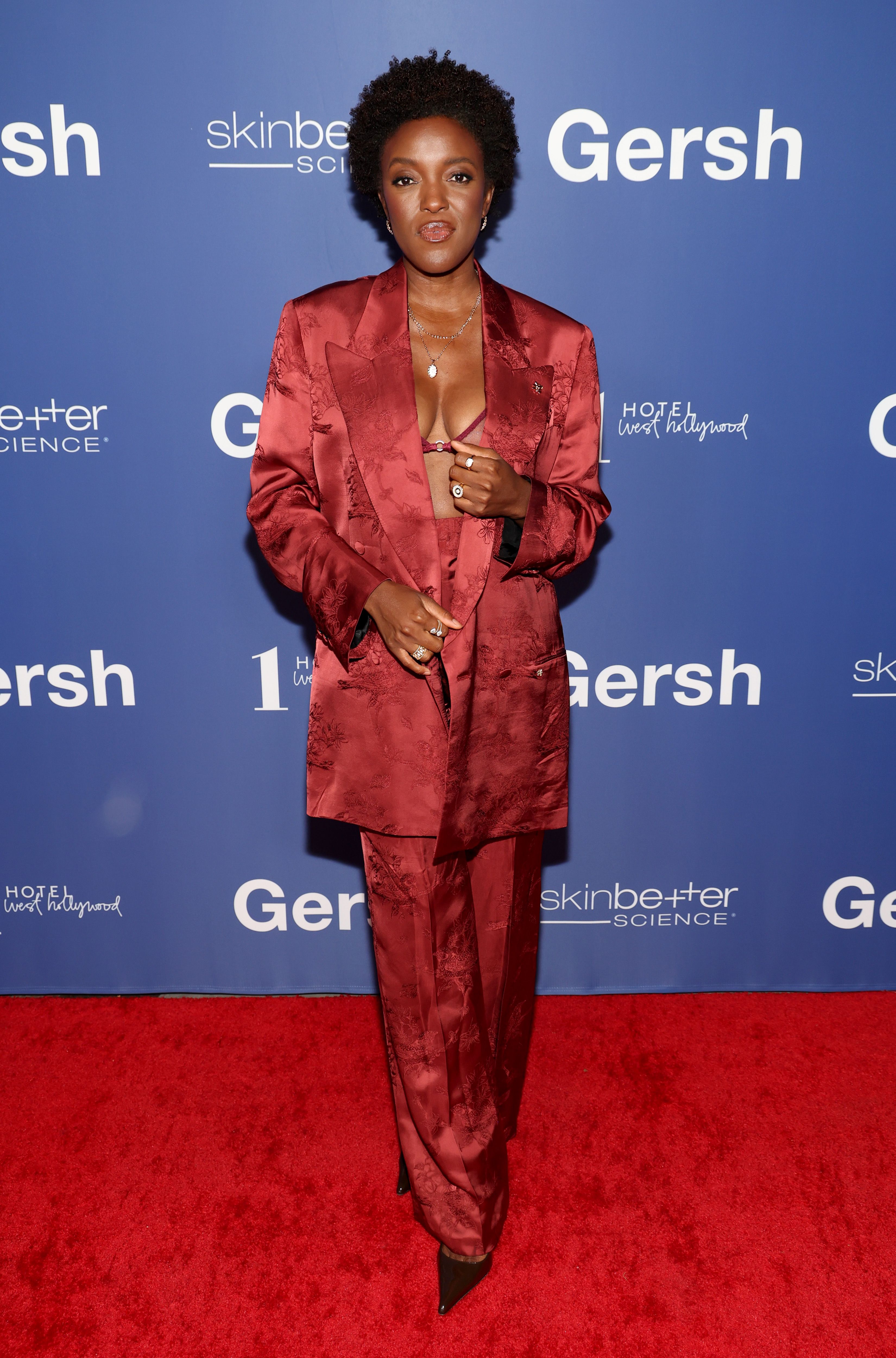 WEST HOLLYWOOD, CALIFORNIA - SEPTEMBER 11: Krys Marshall attends the Gersh 2025 Emmy Party, with Skinbetter Science, at 1 Hotel West Hollywood on September 11, 2025 in West Hollywood, California. (Photo by Phillip Faraone/Getty Images for Gersh)
