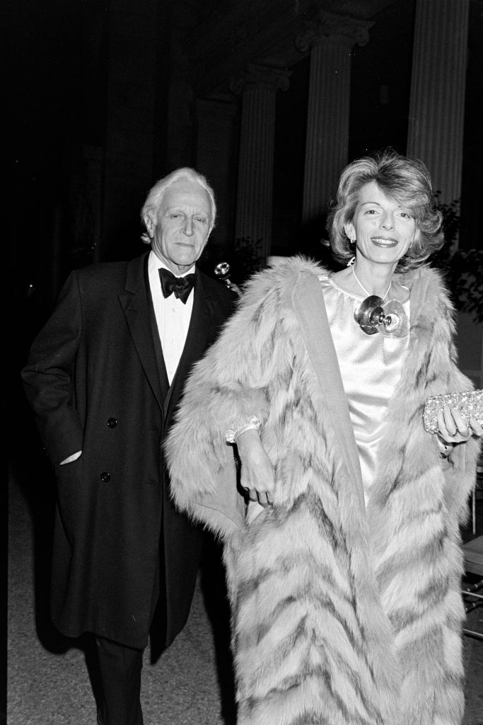 Grace Mirabella and William G. Cahan attend the Metropolitan Museum Costume Institute