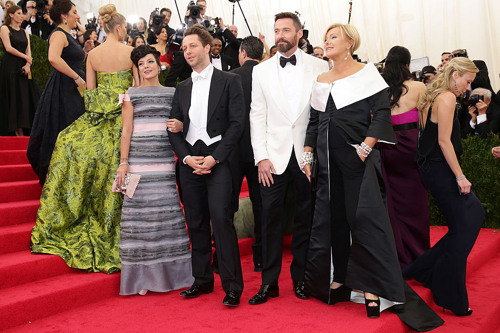 Lily Allen, Derek Blasberg, Hugh Jackman and Deborra-Lee Furness attend the