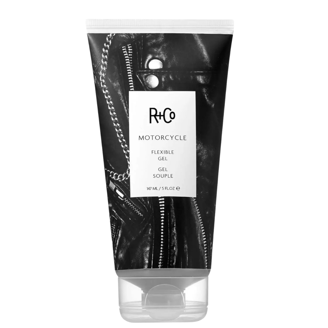 black bottle of hair gel