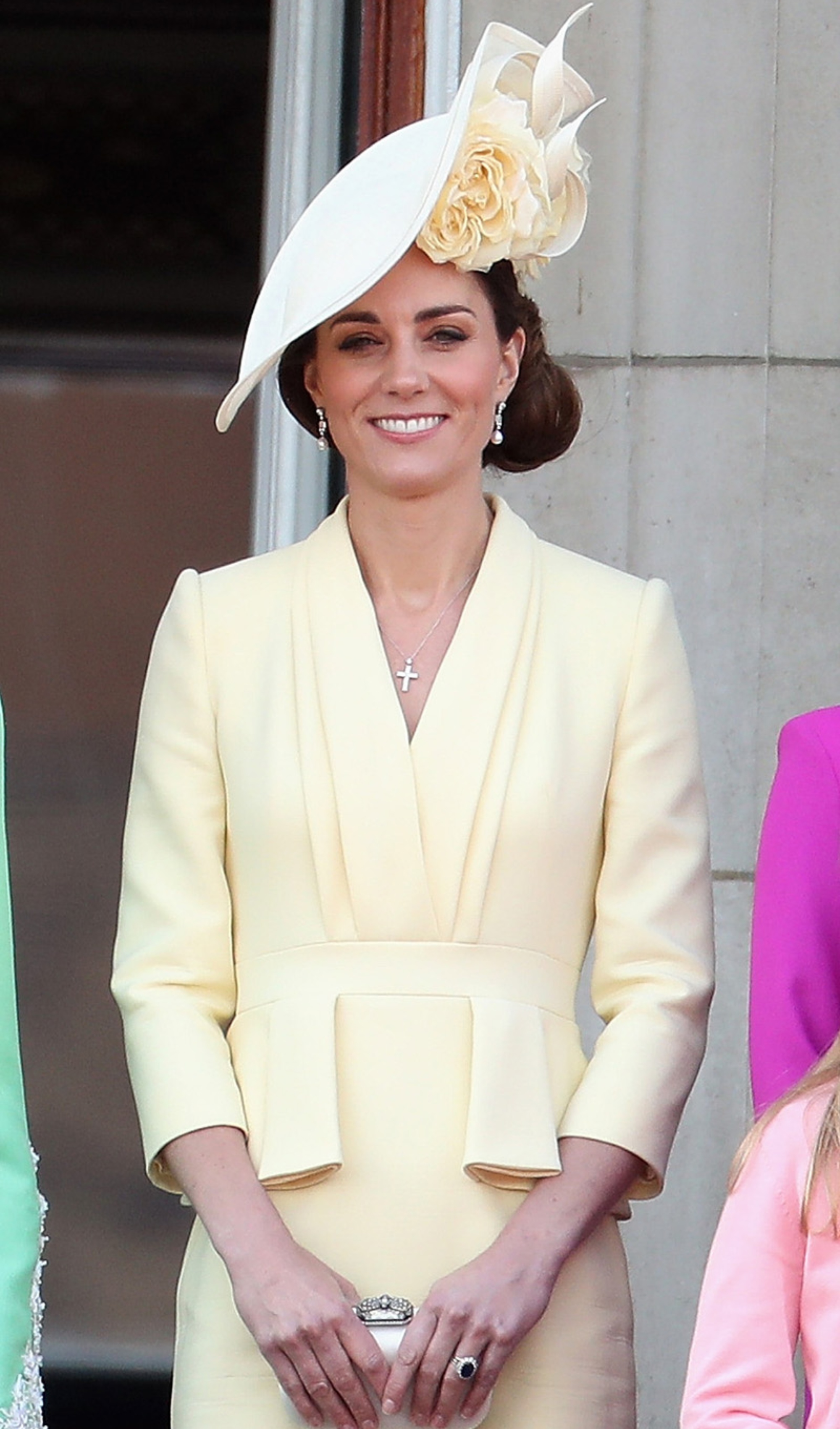 LONDON, ENGLAND - JUNE 08: Catherine, Duchess of Cambridge during Trooping The Colour, the Queen's annual birthday parade, on June 8, 2019 in London, England. (Photo by Chris Jackson/Getty Images)