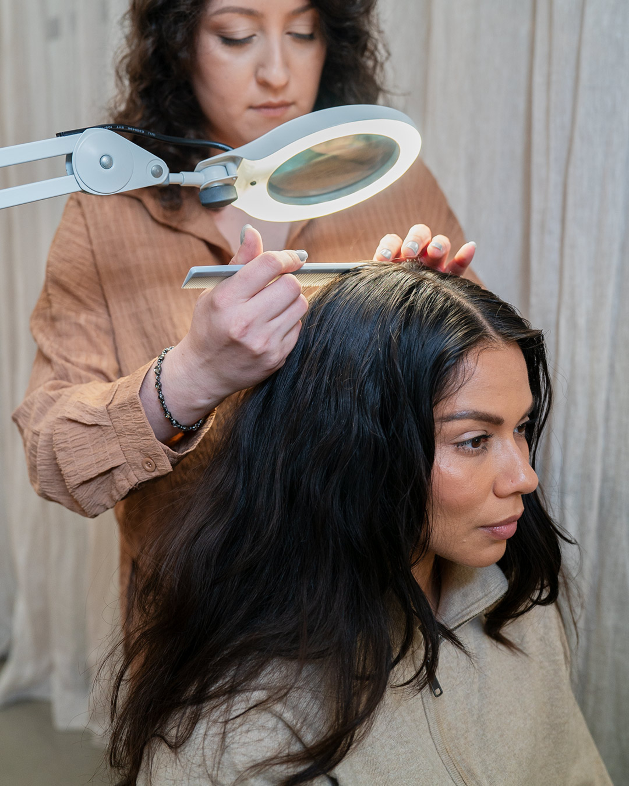 Hårklinikken's signature scalp consultations, now available at Joanna Czech studios.