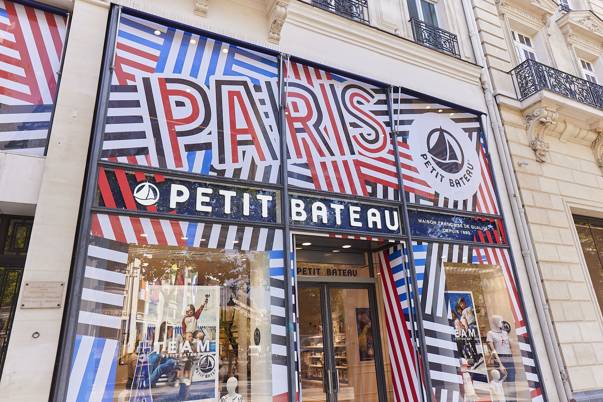 A Petit Bateau boutique.