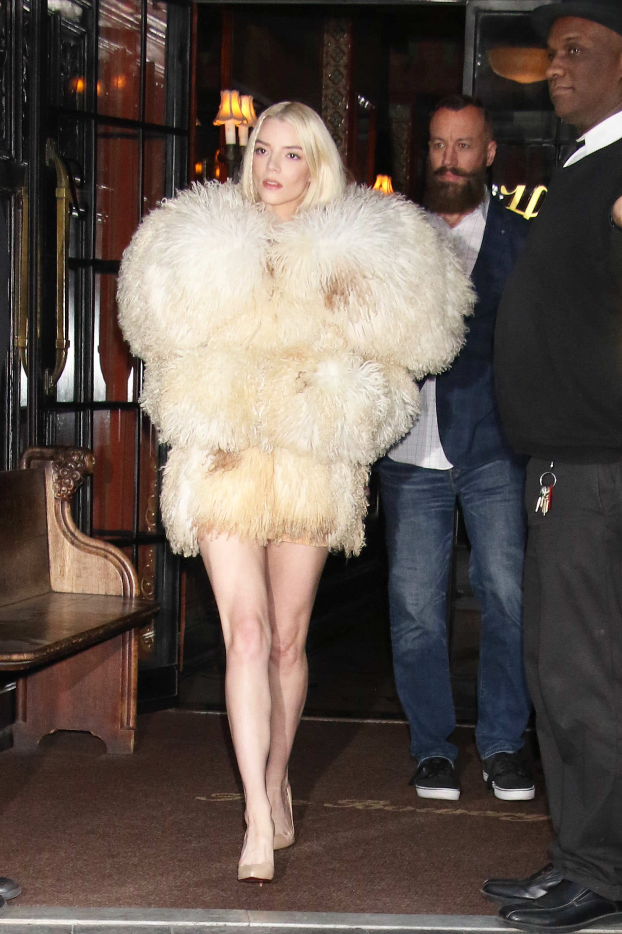 Anya Taylor-Joy seen out and about in New York City.