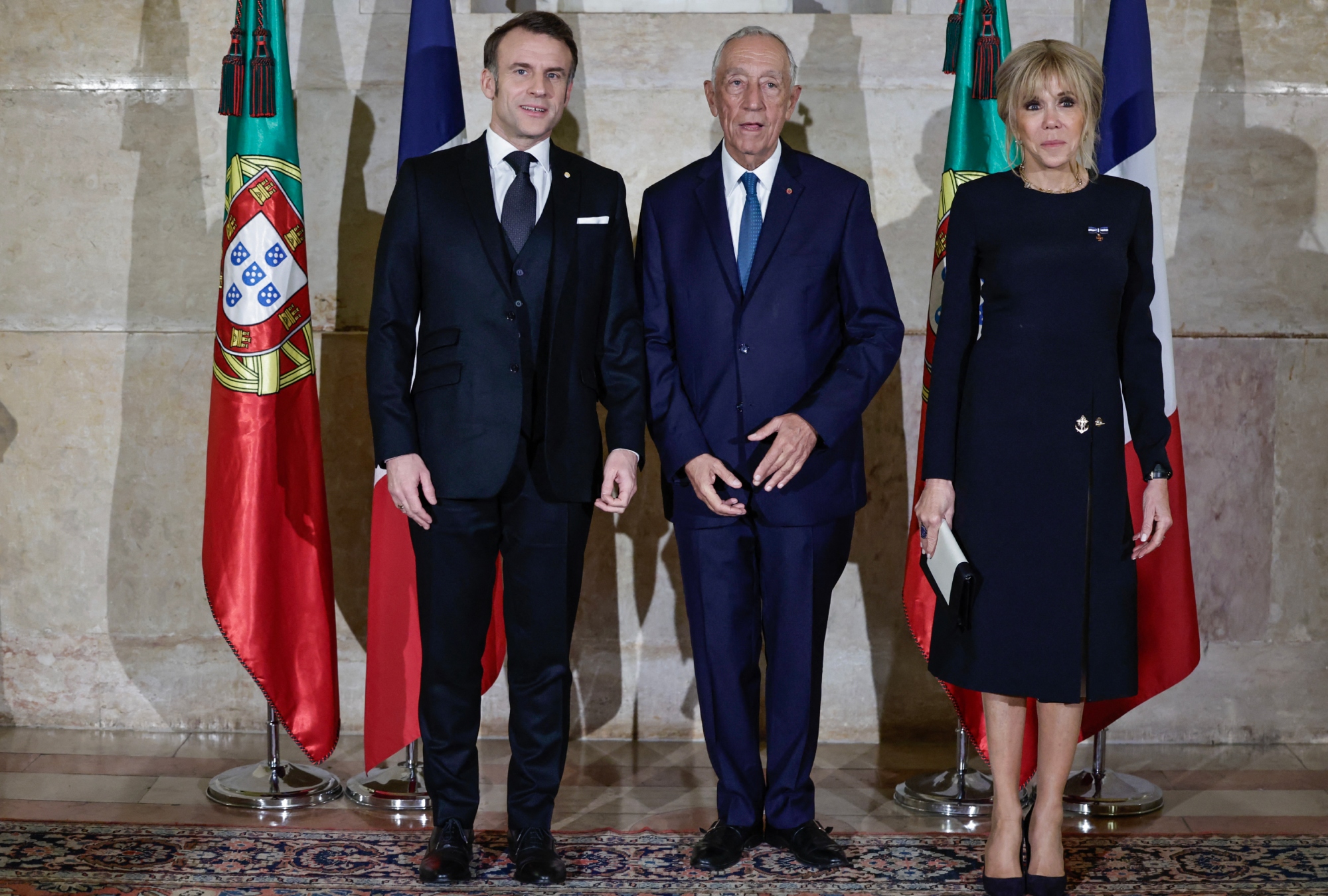 Brigitte Macron, Emmanuel Macron, style, Portugal, state visit