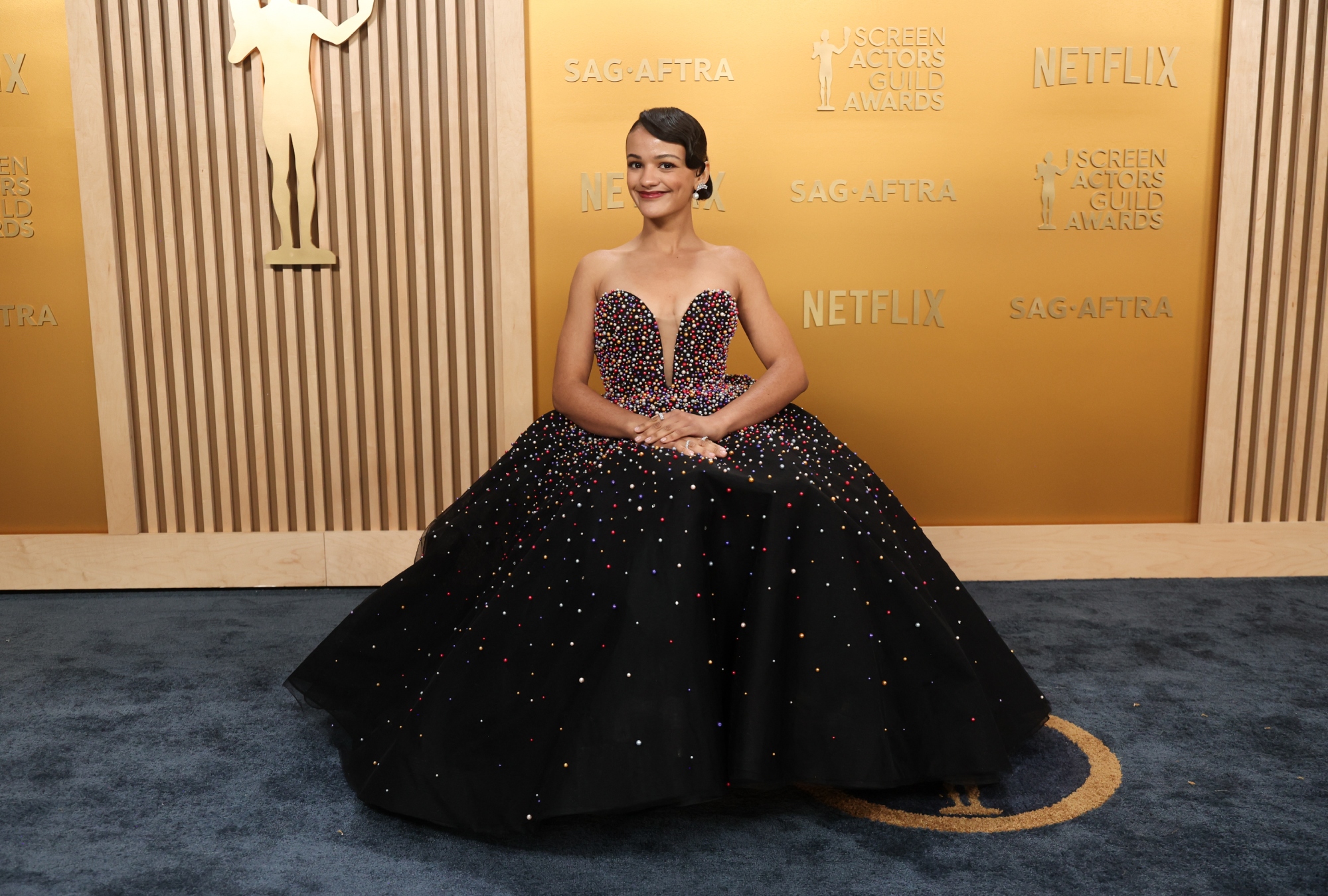 Marissa Bode, SAG Awards 2025, Tony Ward, red carpet