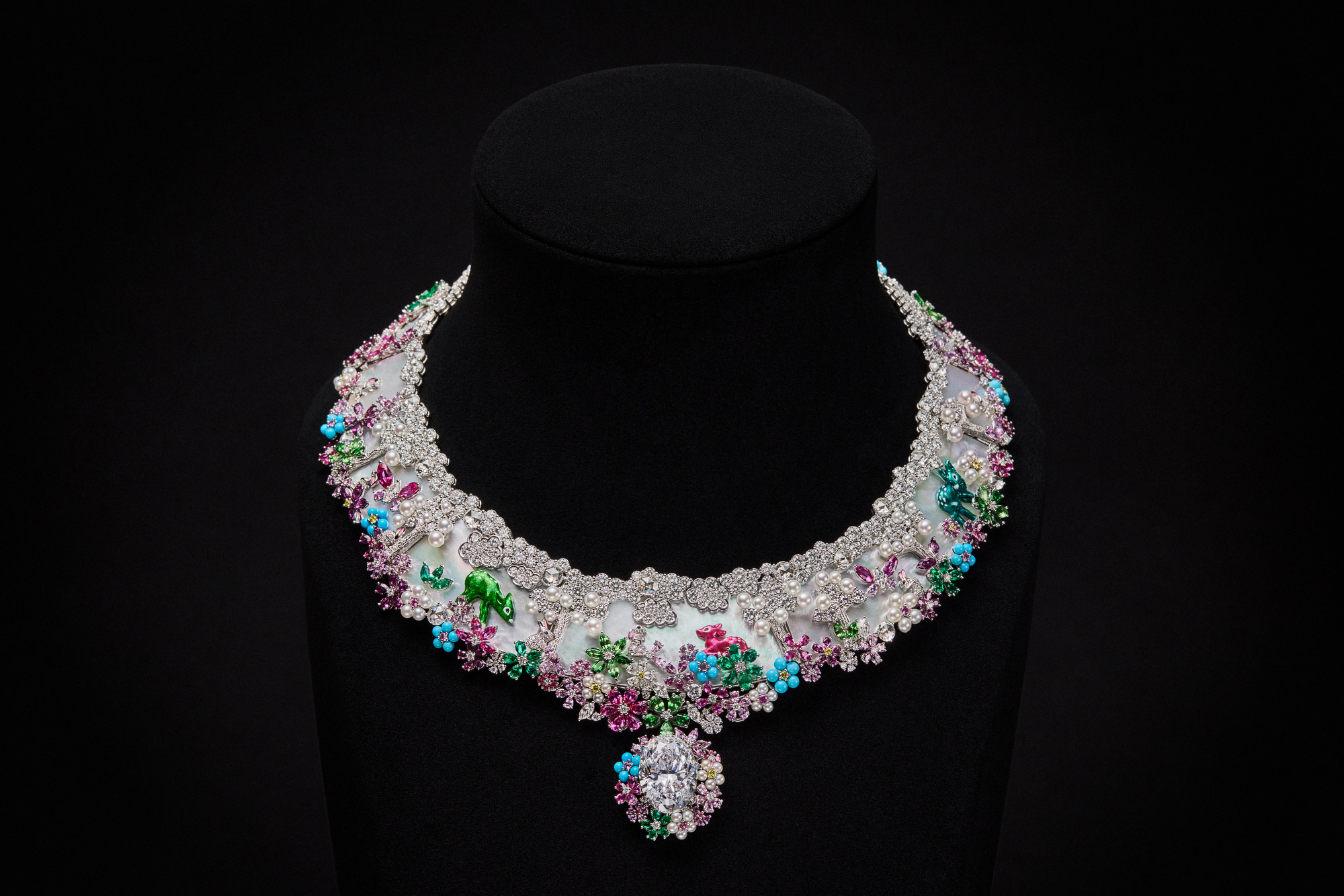Diorexquis Forêt Nacrée necklace