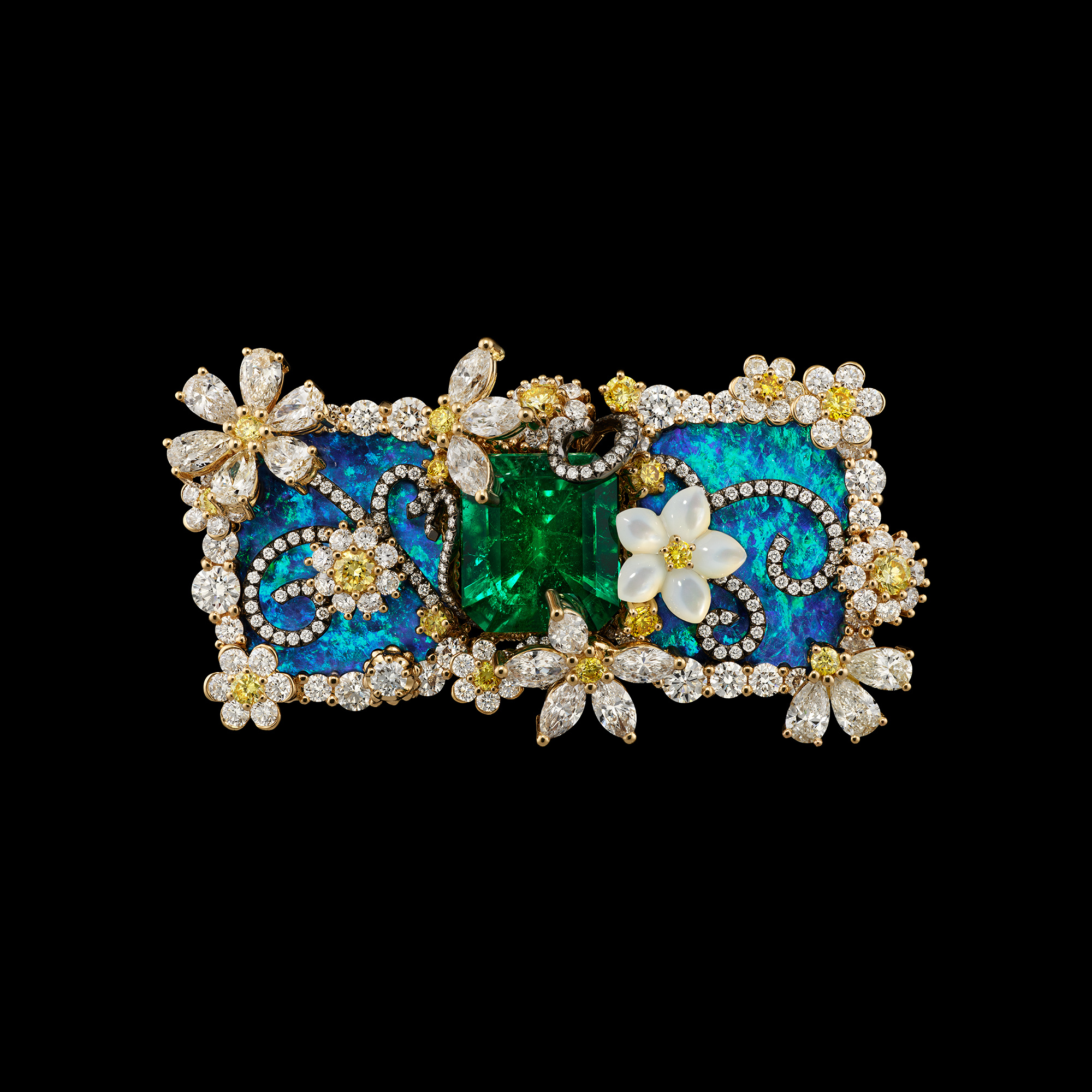 Diorexquis Nature Précieuse brooch
