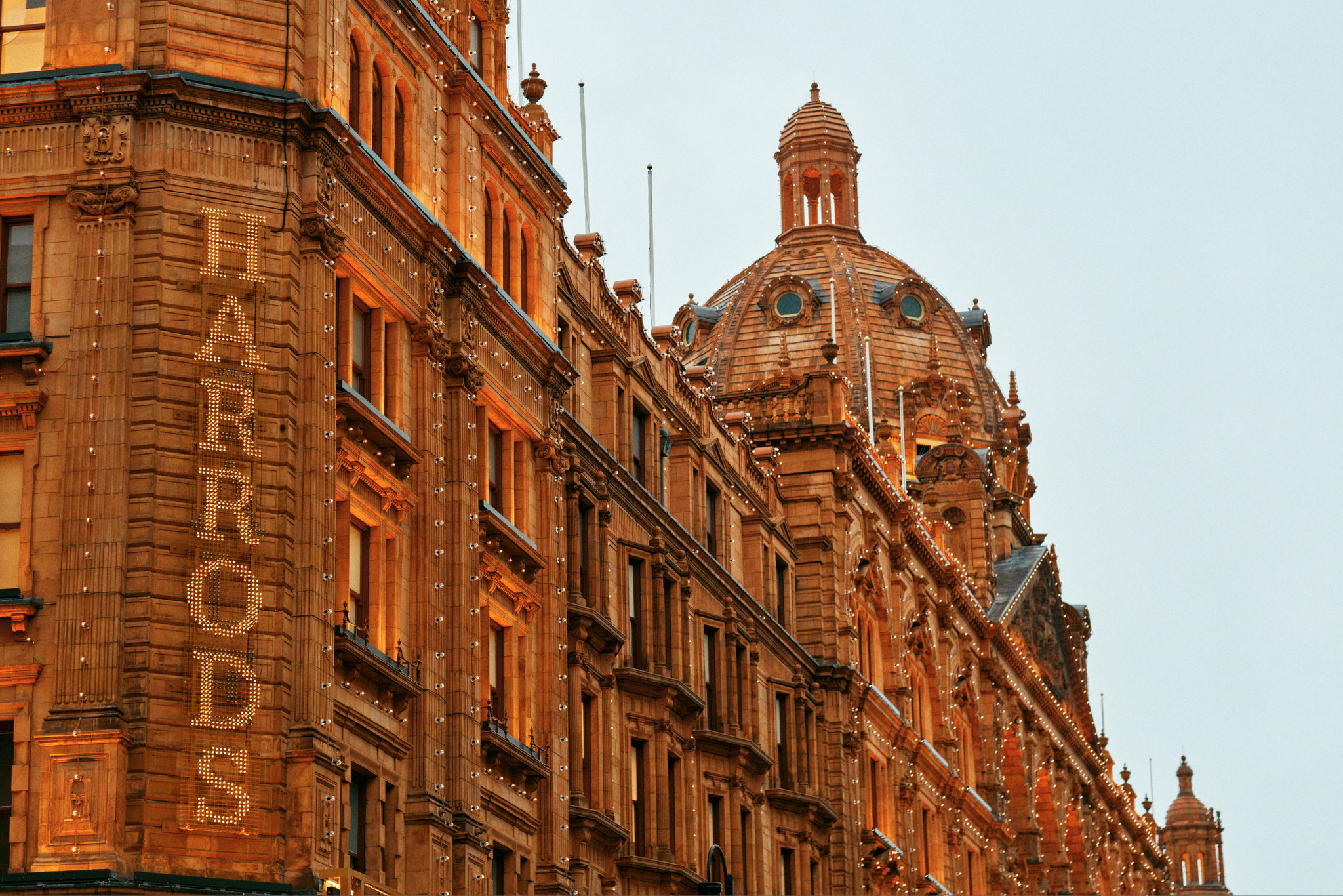 Harrods in London.