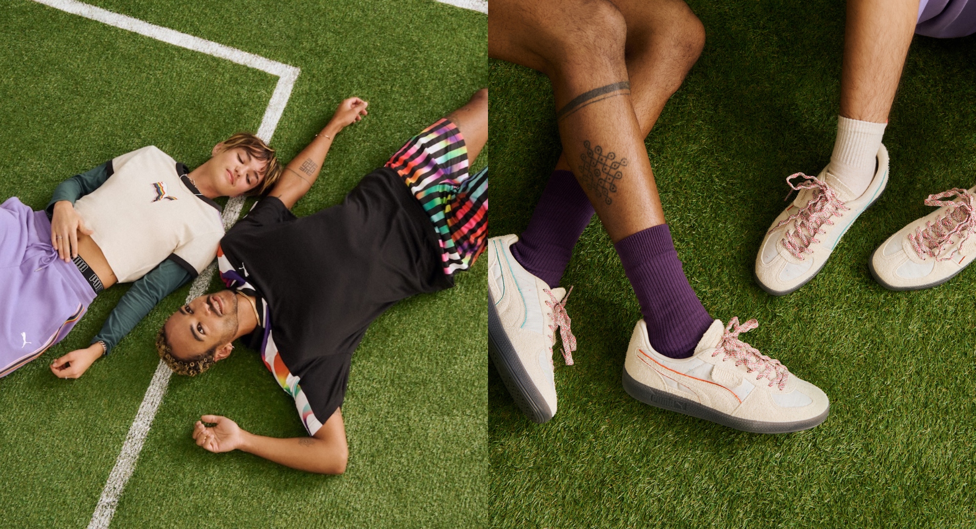 Puma Pride 2025, Collection, 'Equal Love Confederation is here to celebrate Pride worldwide,' the company said in a statement. 'This collection brings together the spirit of football, the nostalgia of Y2K and the concept of shared wardrobes into one vibrant, gender-neutral Pride collection.'