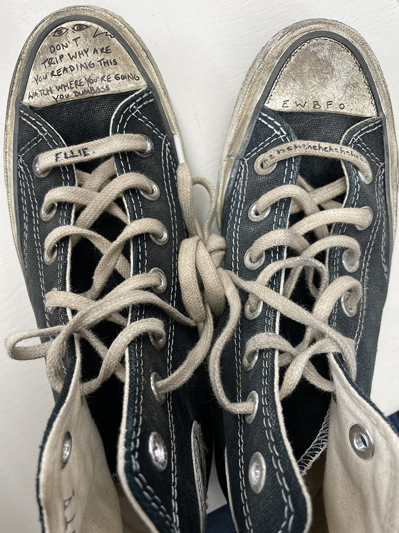 Ellie's Converse from 'The Last of Us.'
