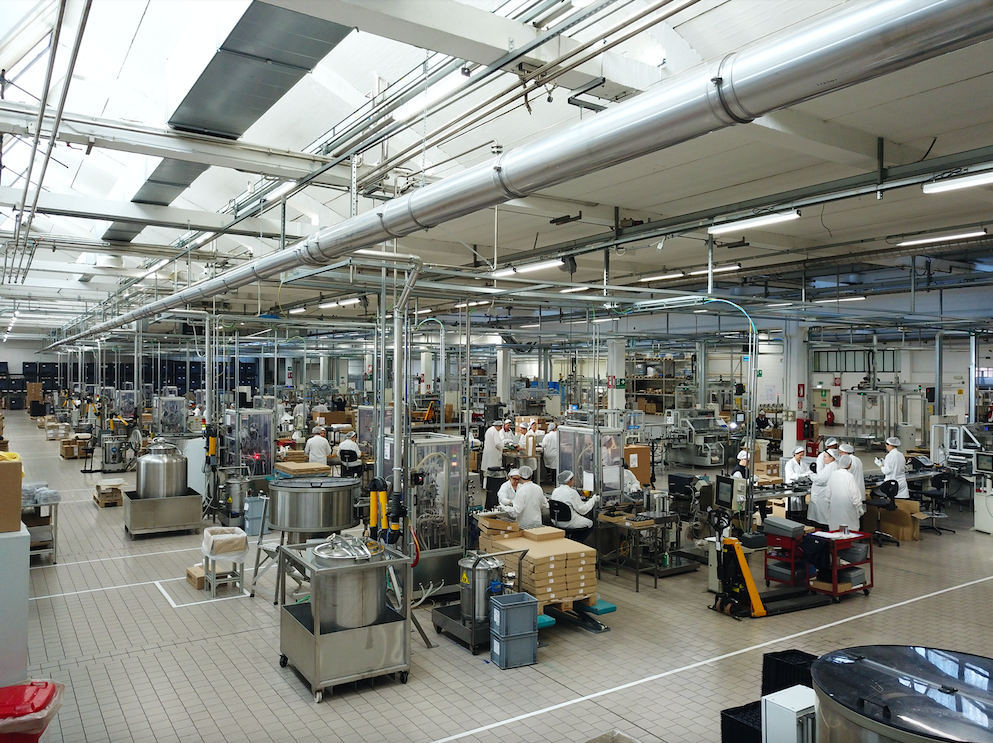ICR's alcohol-based fragrance filling and packing department.