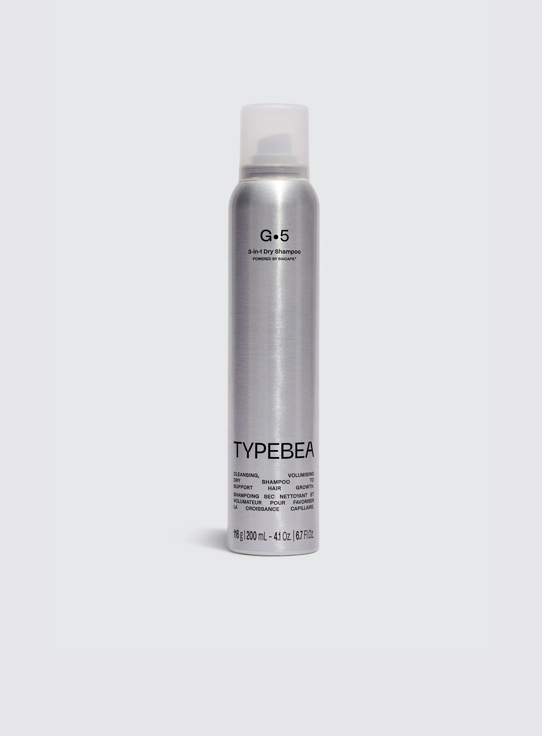The G5 3-in-1 dry shampoo from Typebea.