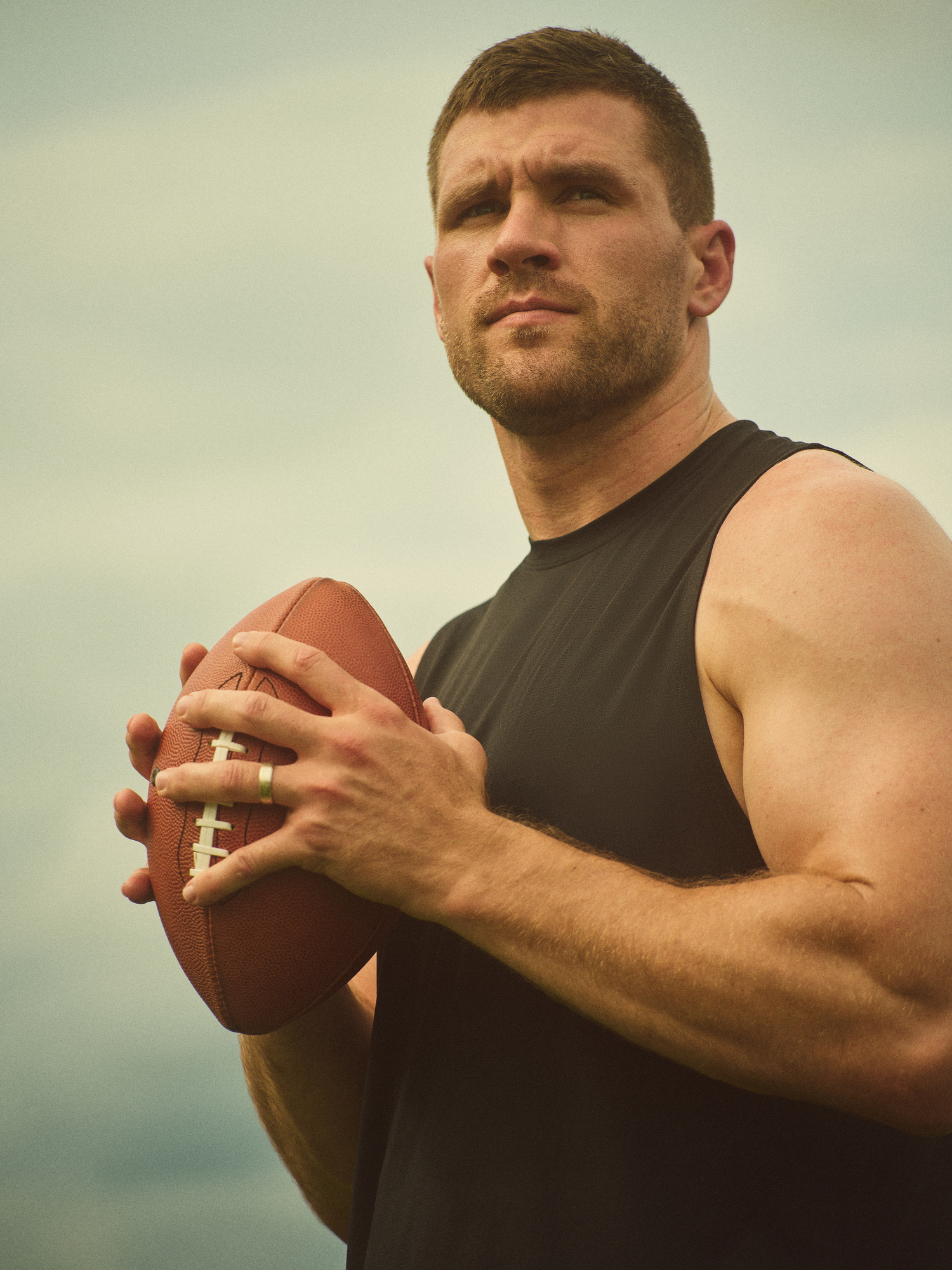 TJ Watt for Abercrombie & Fitch’s YPB line.