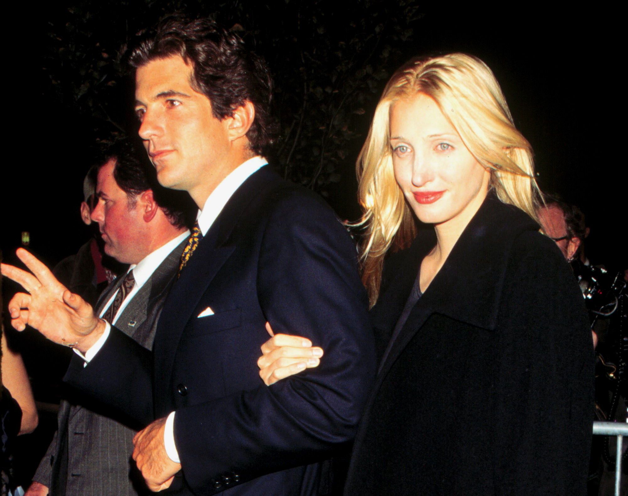 Nov 05, 1997; New York, New York, USA; JOHN F. KENNEDY JR. & CAROLYN BESSETTE KENNEDY at the George Magazine 2nd Anniversary Party. (Credit Image: © Nancy Kaszerman/ZUMA Press Wire)