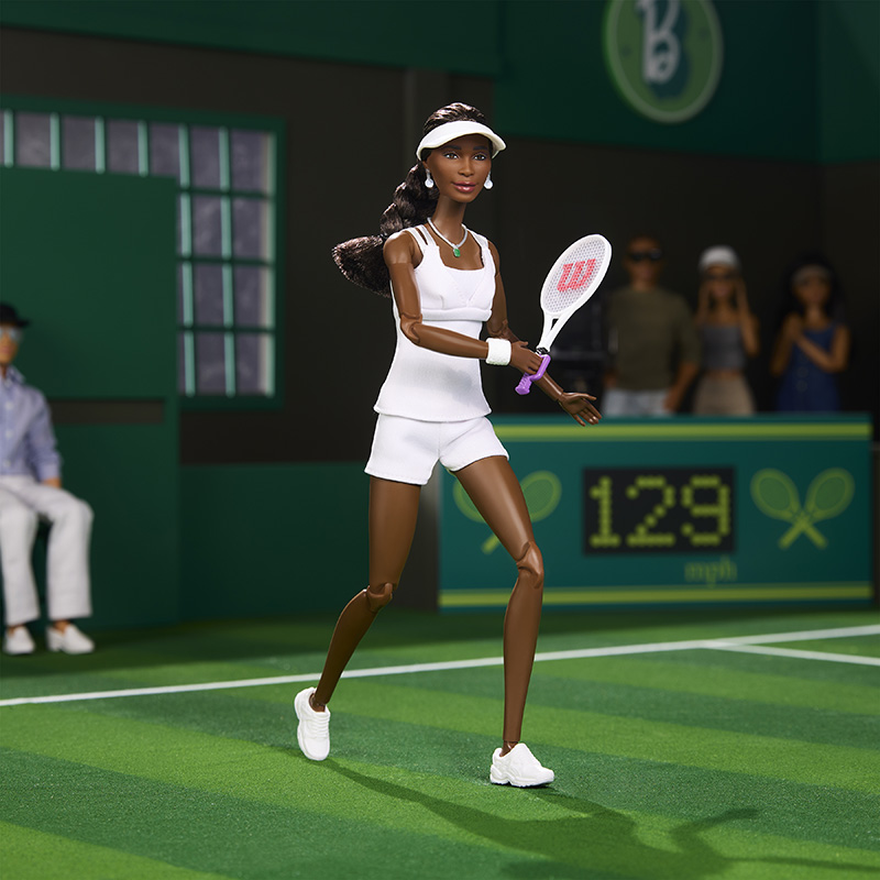 The Venus Williams Inspiring Women Series Barbie.