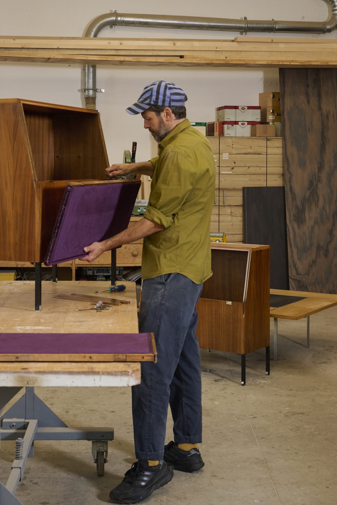 Martino Gamper at the Nilufar Depot