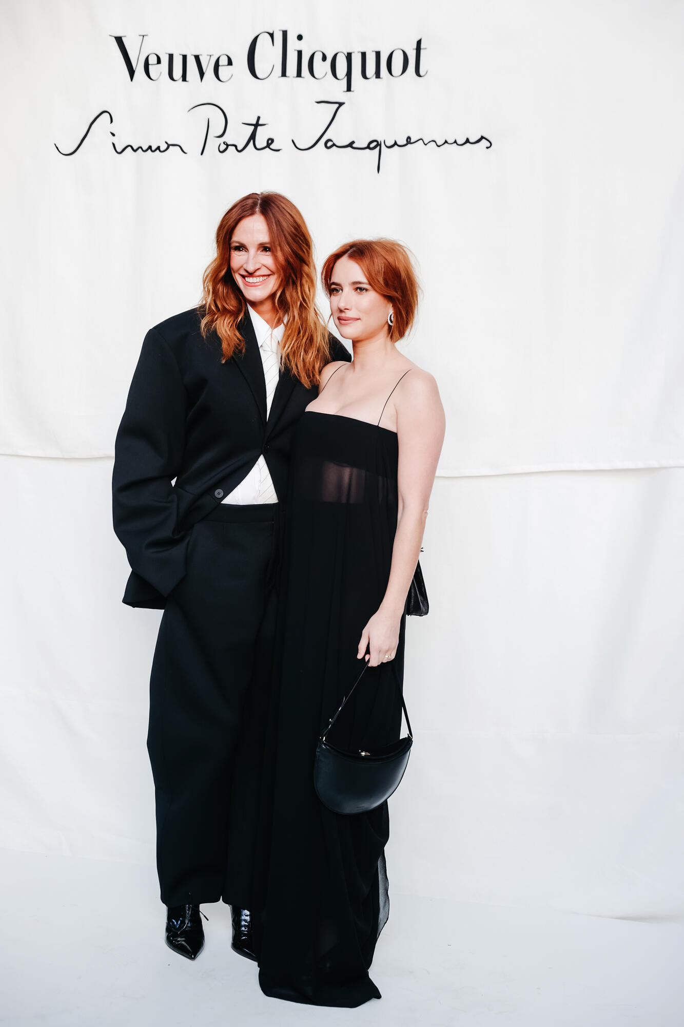 Julia Roberts, Emma Roberts at Jacquemus x Veuve Dinner held at the Central Park Boathouse during New York Fashion Week on September 09, 2025 in New York, New York.