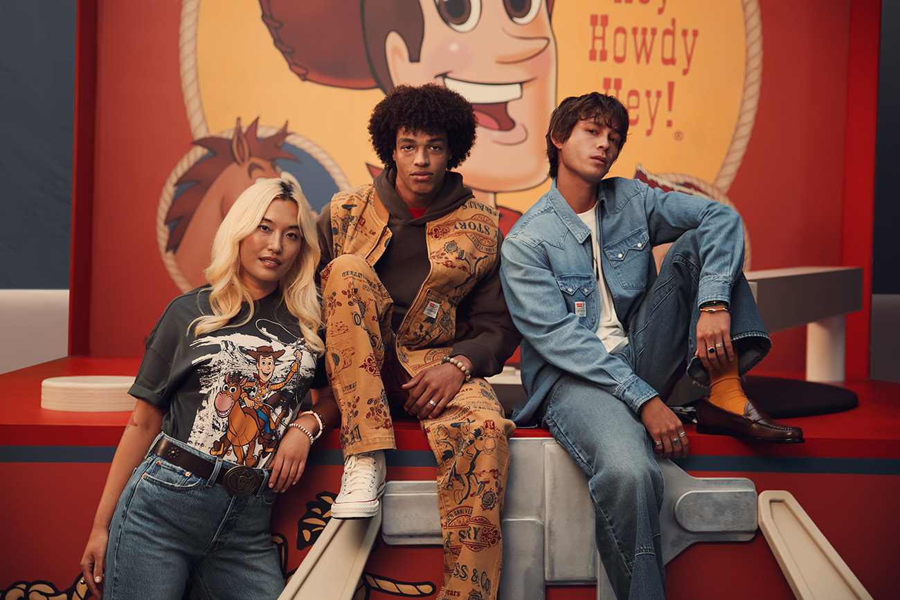See photos of the Levi's x Toy Story 30th Anniversary collaboration.