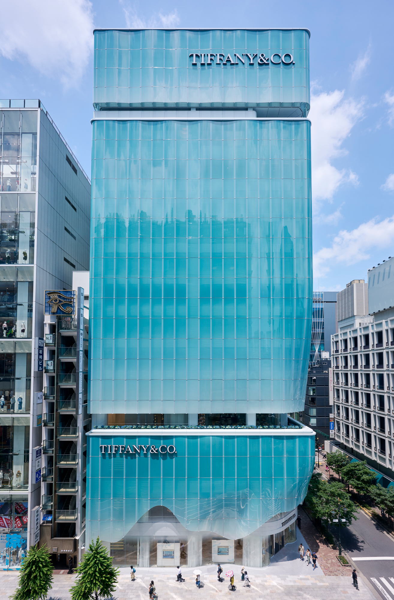 Tiffany & Co. Ginza flagship in Tokyo, Japan.