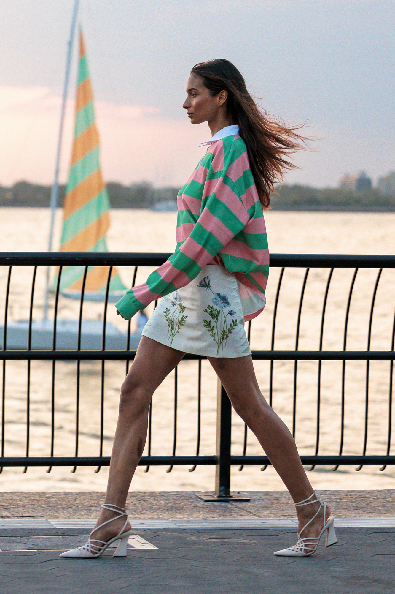 A spring look from Cynthia Rowley.