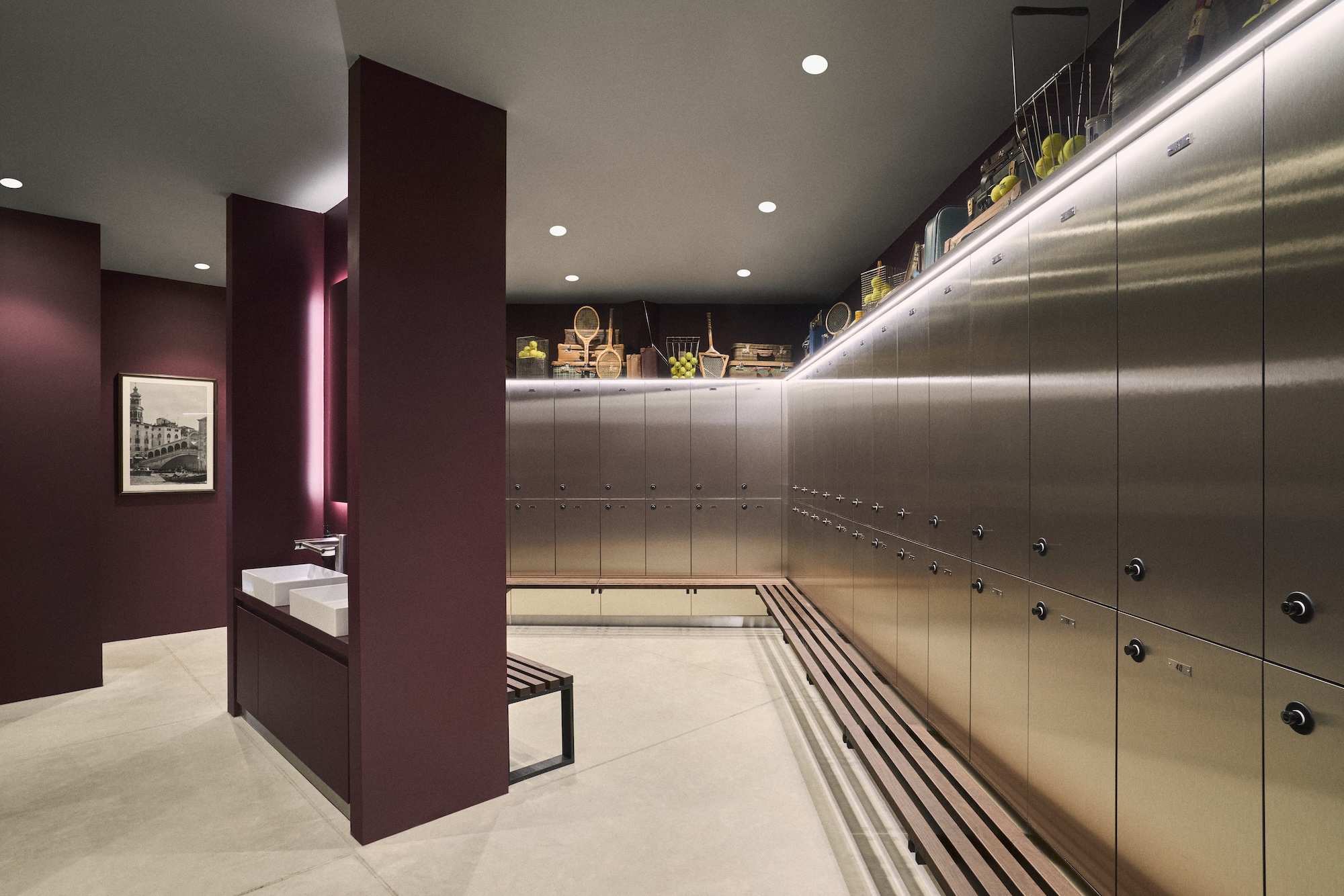 The Ritual Spaces wellness area at the Golden Goose Arena.