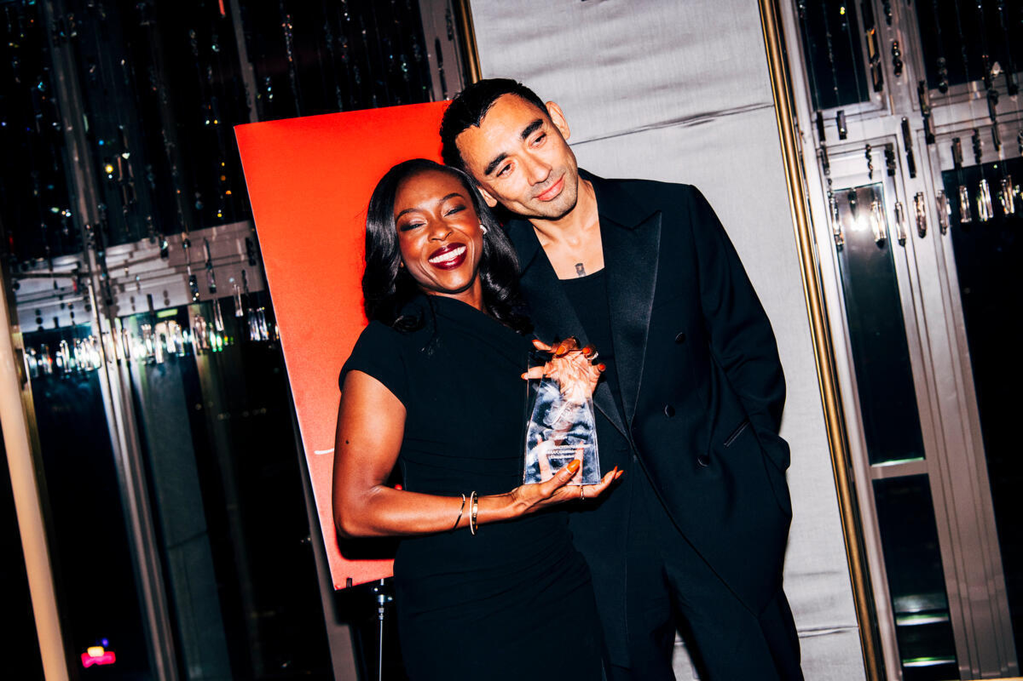 Aïda Moudachirou-Rébois and Nicola Formichetti