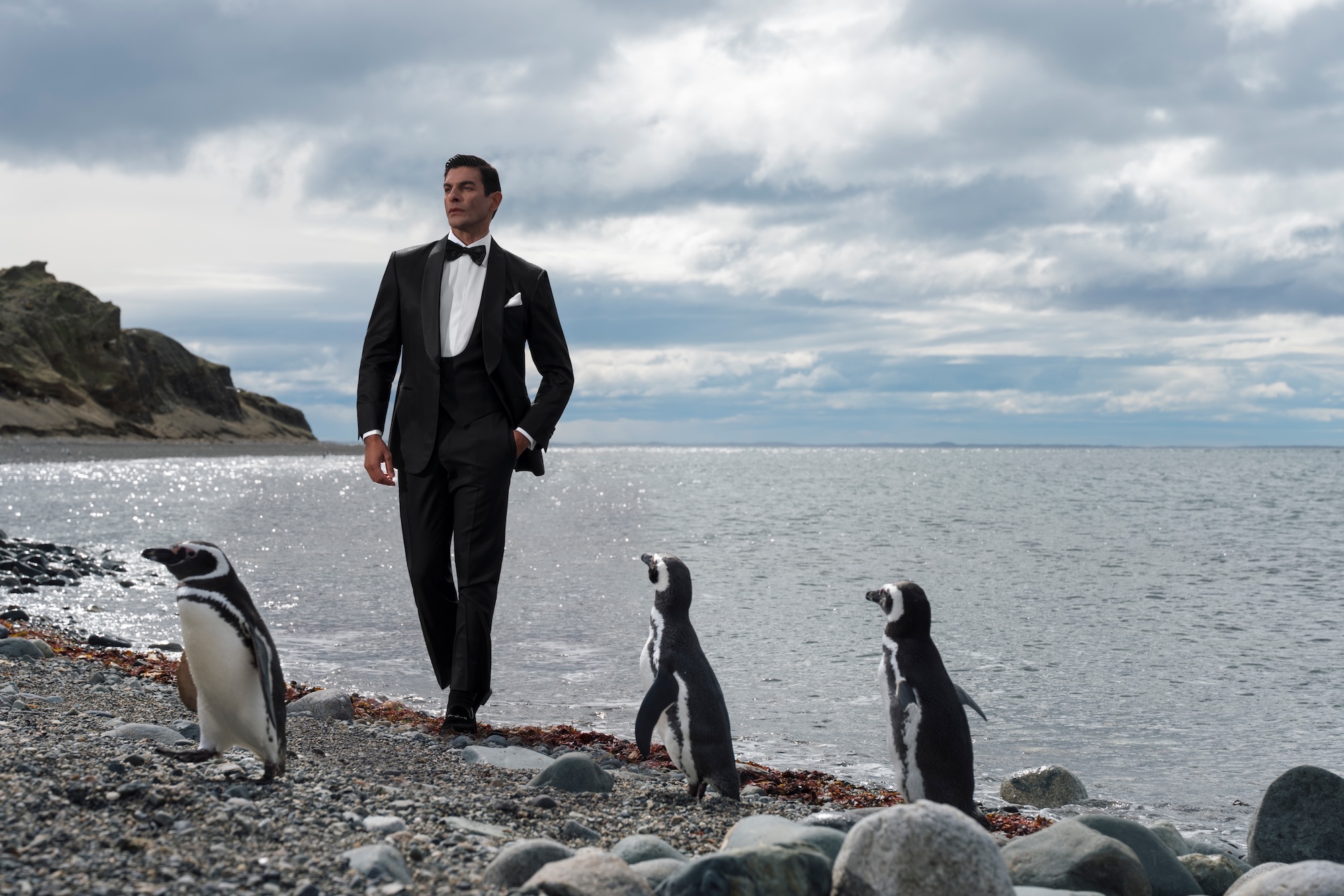 The Stefano Ricci fall 2026 collection and campaign in Patagonia.